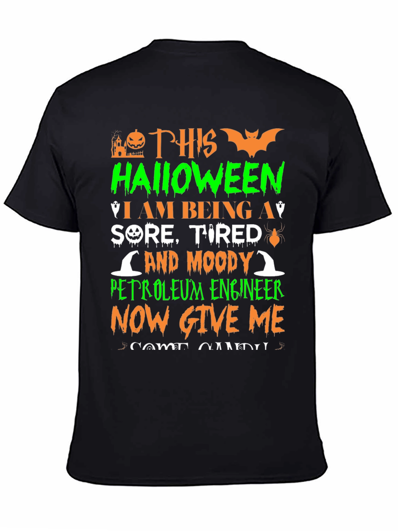 Funny Petroleum Engineer Halloween T-Shirt