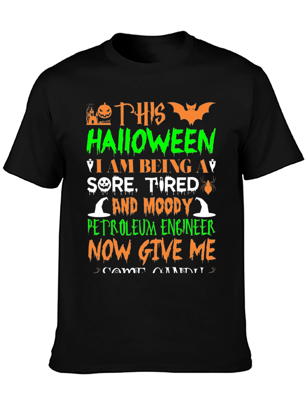 Funny Petroleum Engineer Halloween T-Shirt
