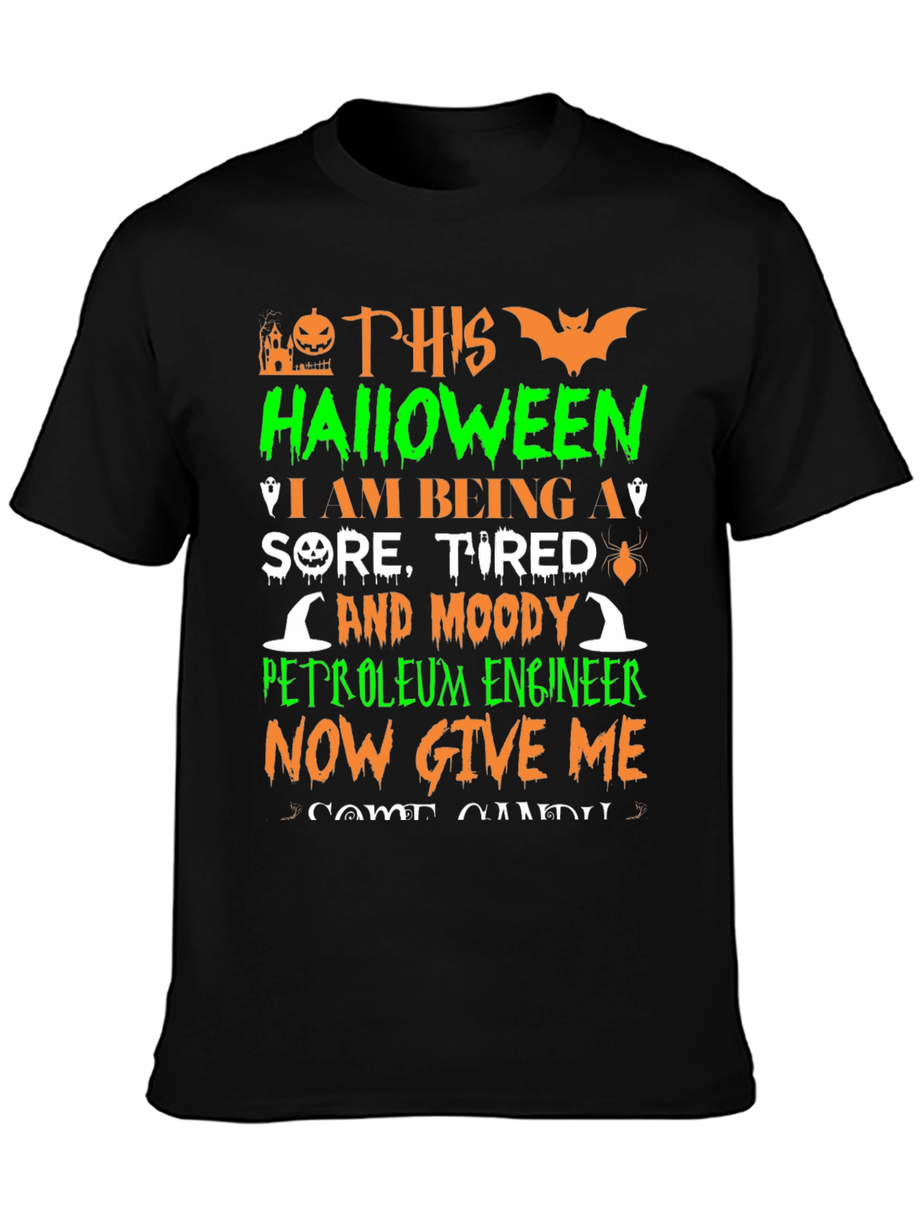 Funny Petroleum Engineer Halloween T-Shirt