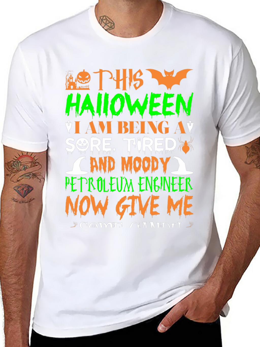 Funny Petroleum Engineer Halloween T-Shirt