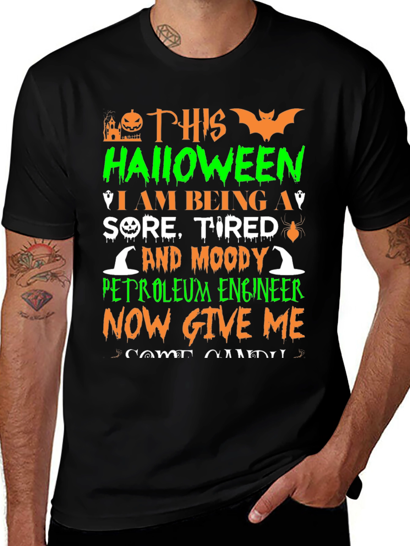 Funny Petroleum Engineer Halloween T-Shirt