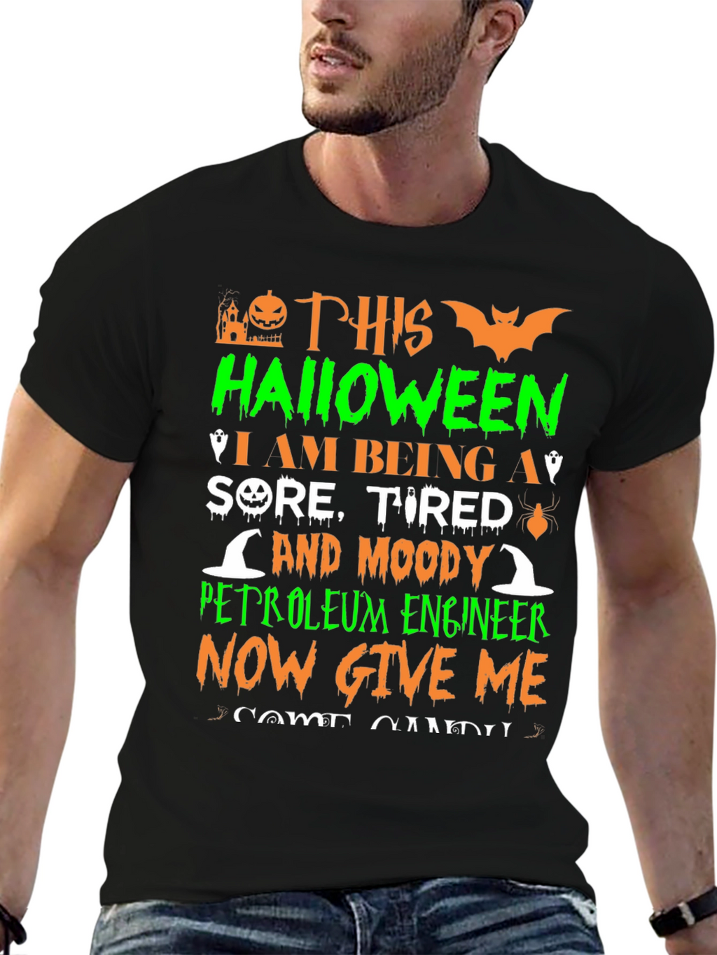 Funny Petroleum Engineer Halloween T-Shirt