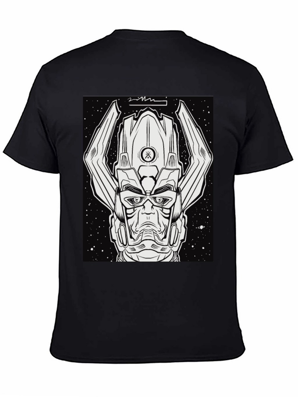 Galactus Graphic Tee - Black Comic Book Shirt