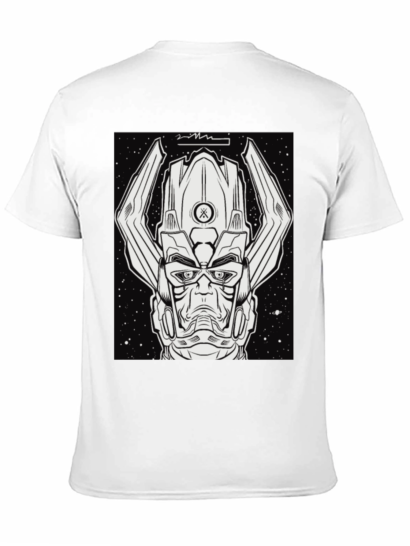 Galactus Graphic Tee - Black Comic Book Shirt
