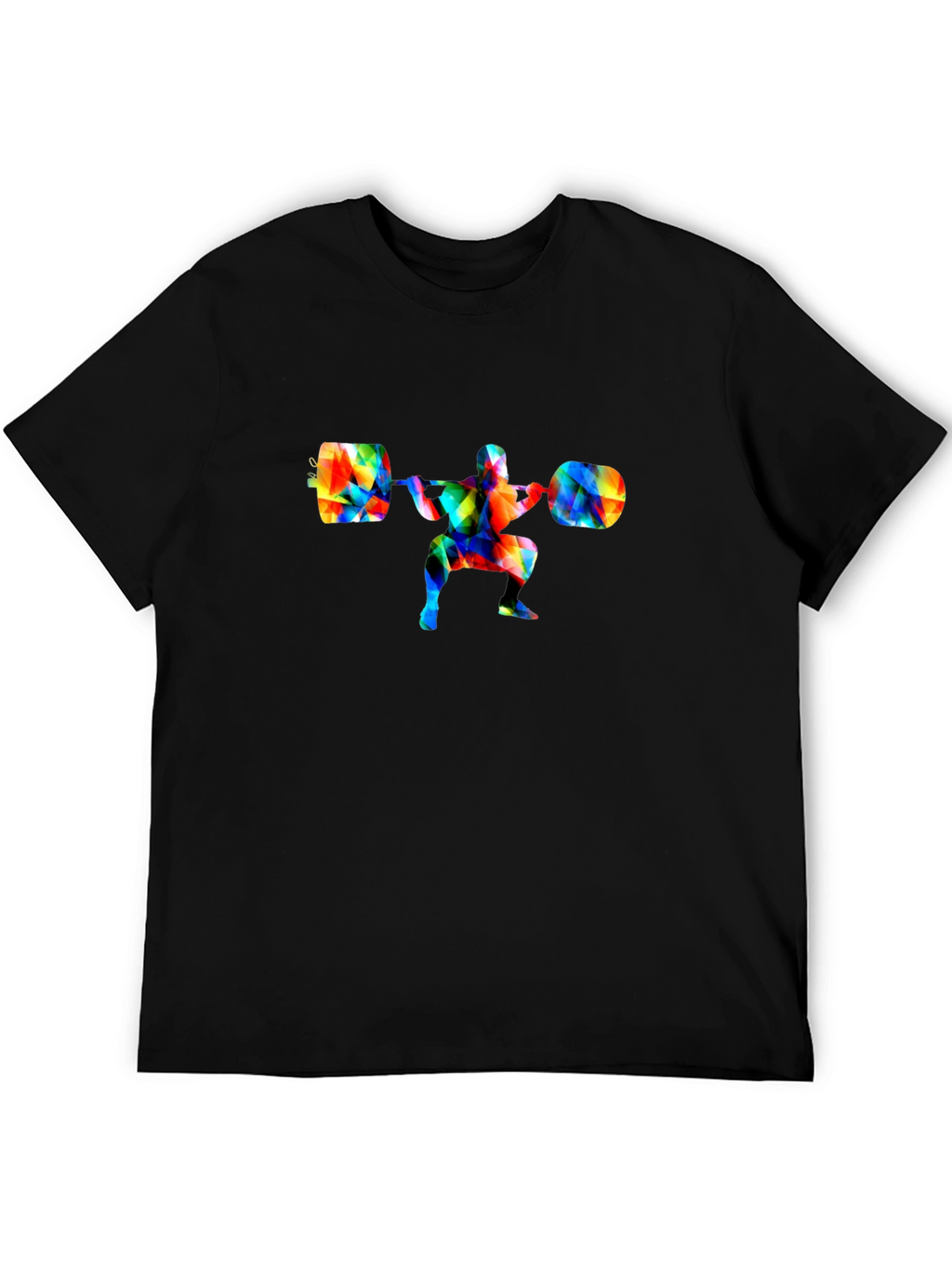 Colorful Weightlifting Squat T-Shirt