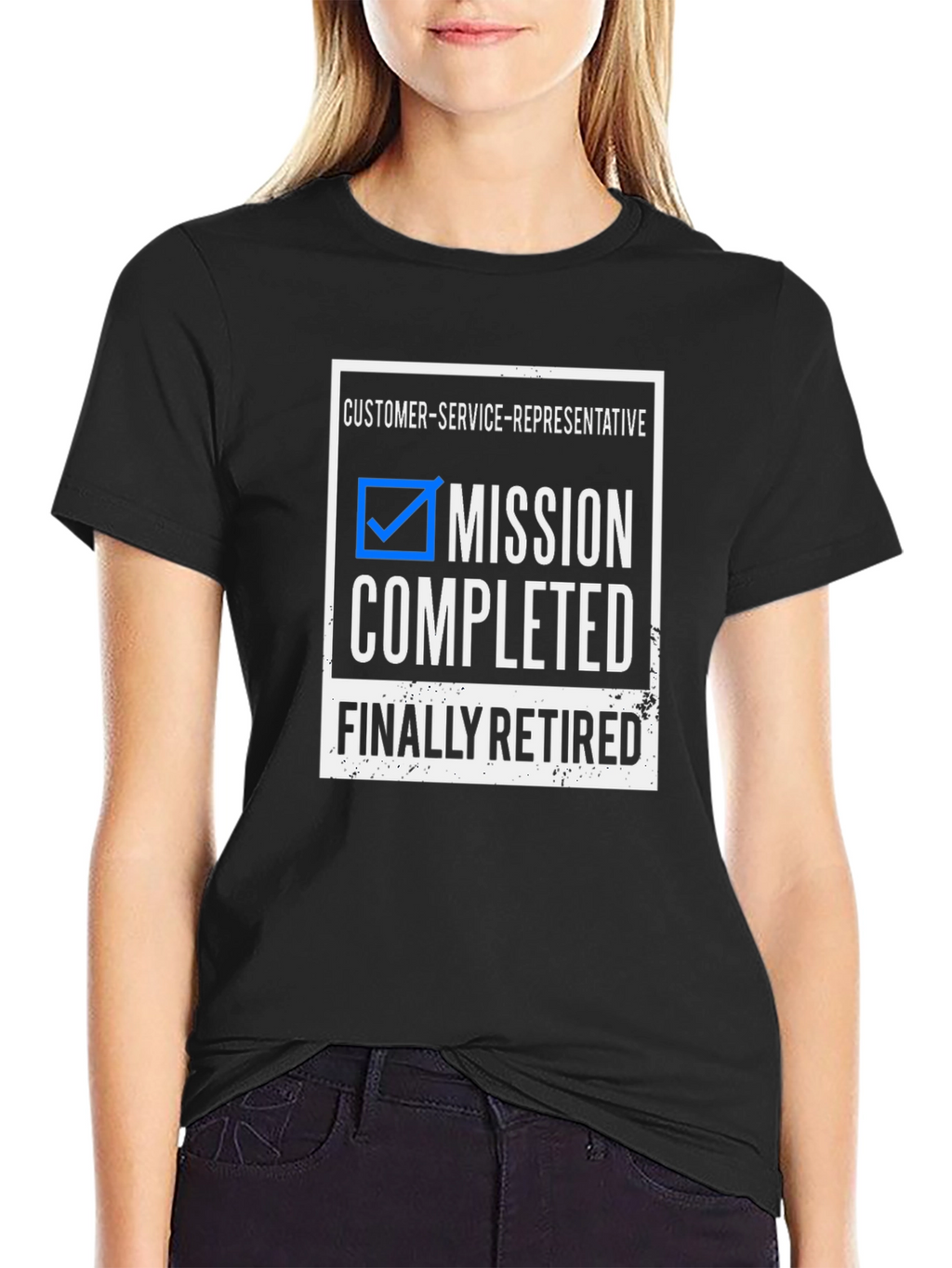 Mission Completed! Customer Service Retirement T-Shirt
