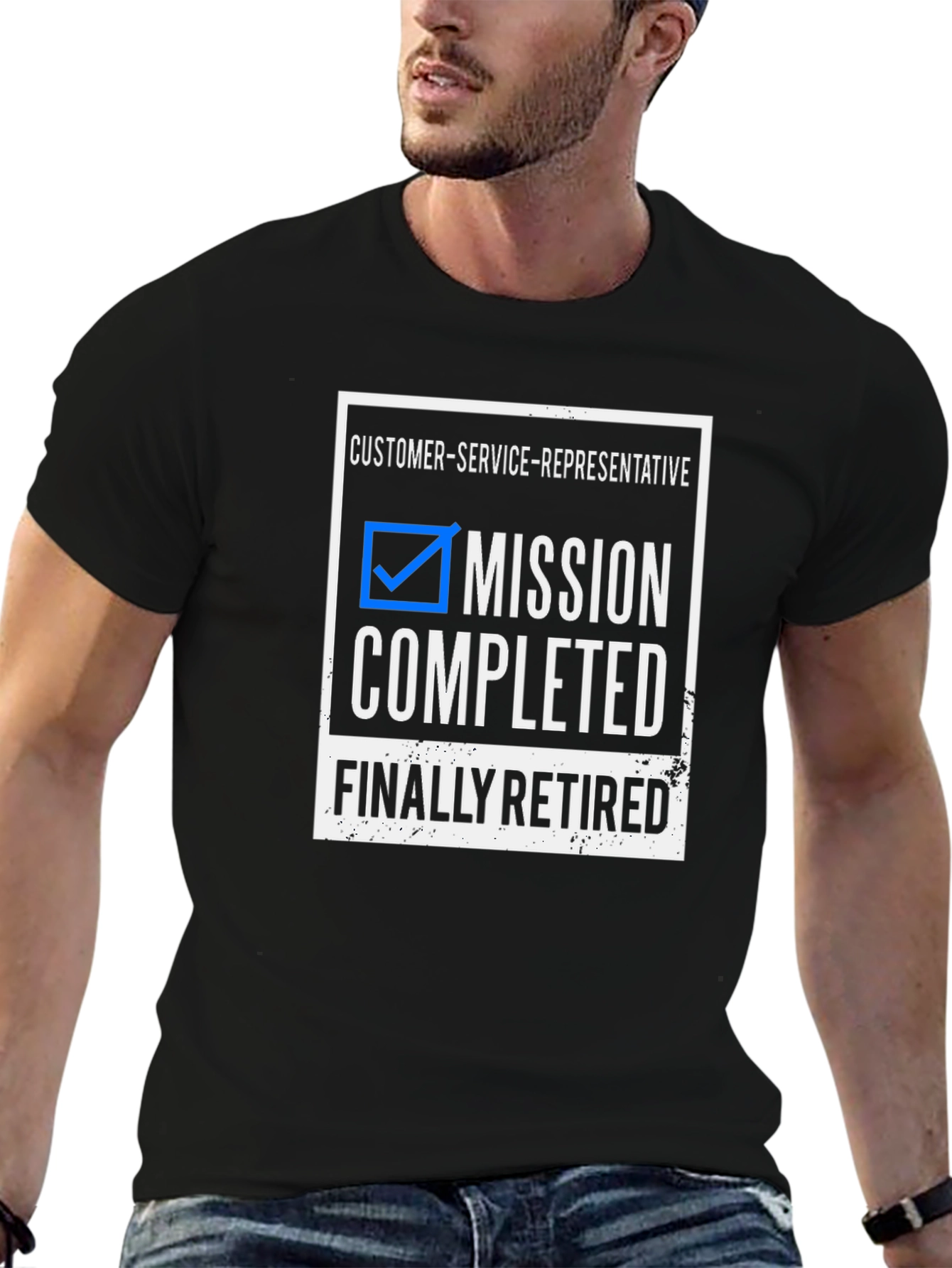 Mission Completed! Customer Service Retirement T-Shirt