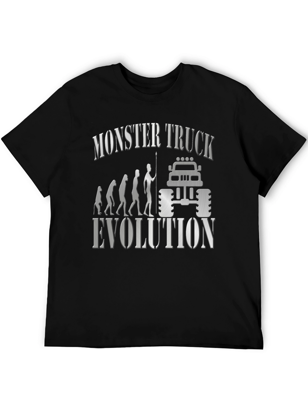 Monster Truck Evolution Graphic T-Shirt