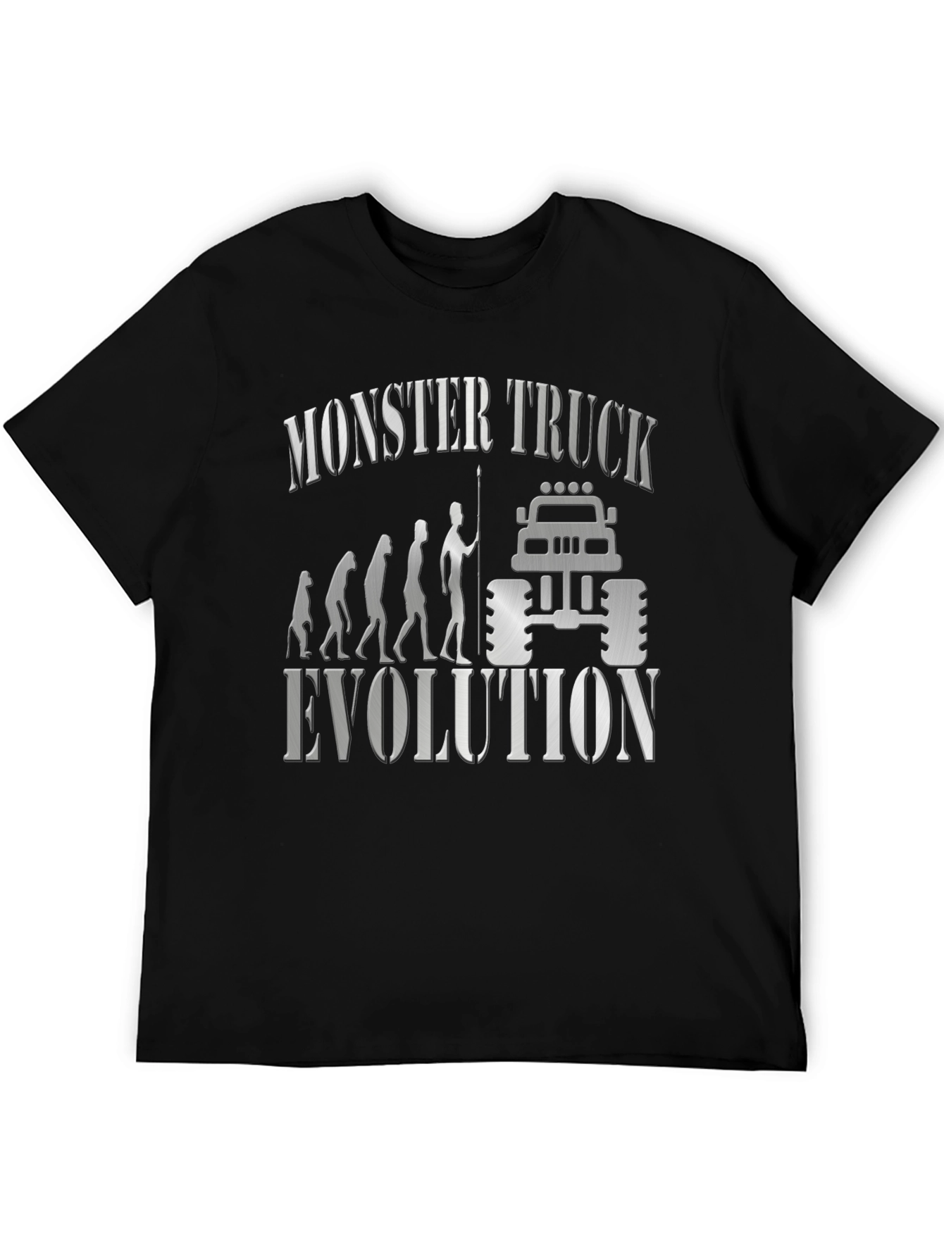 Monster Truck Evolution Graphic T-Shirt