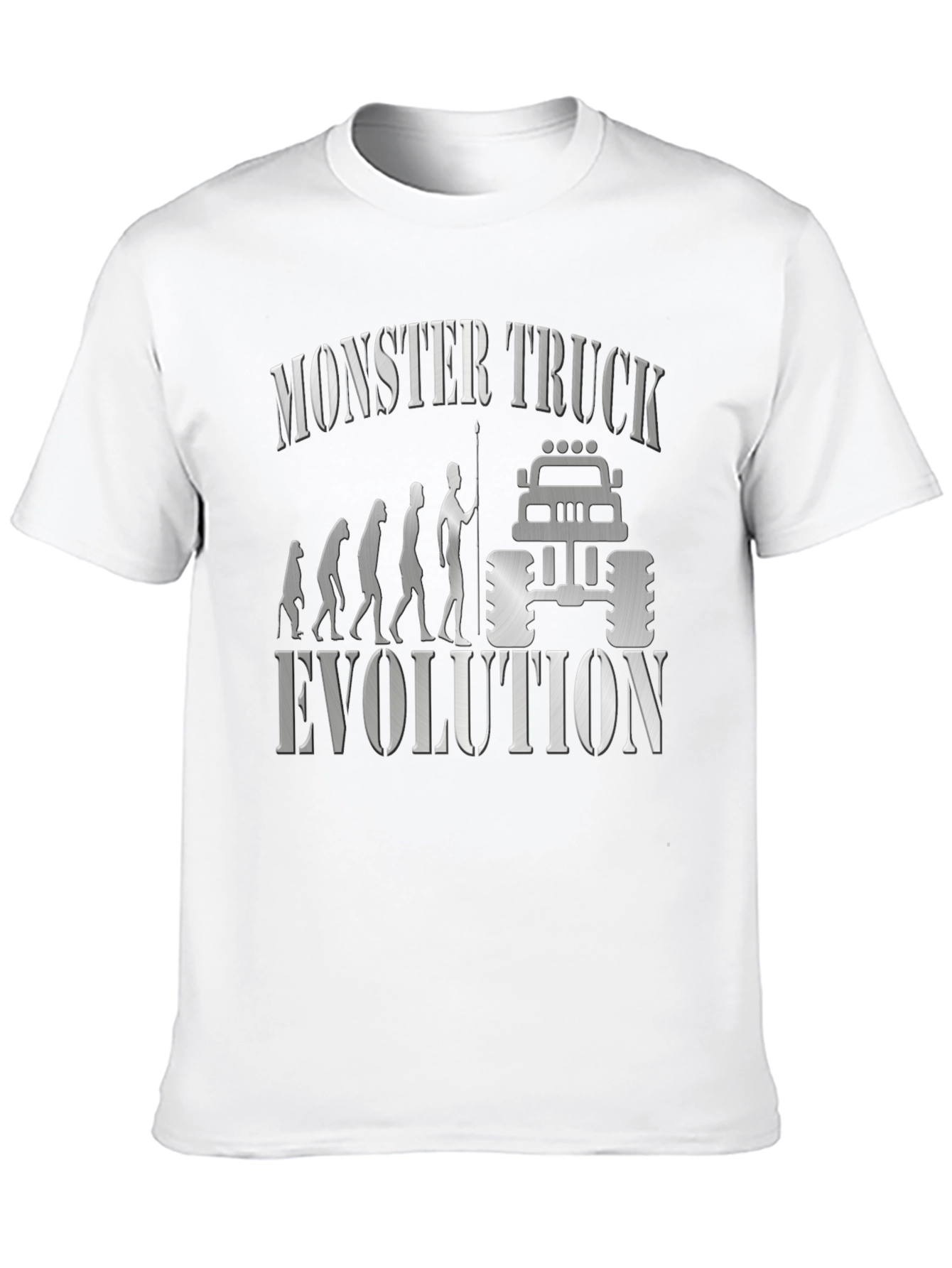 Monster Truck Evolution Graphic T-Shirt