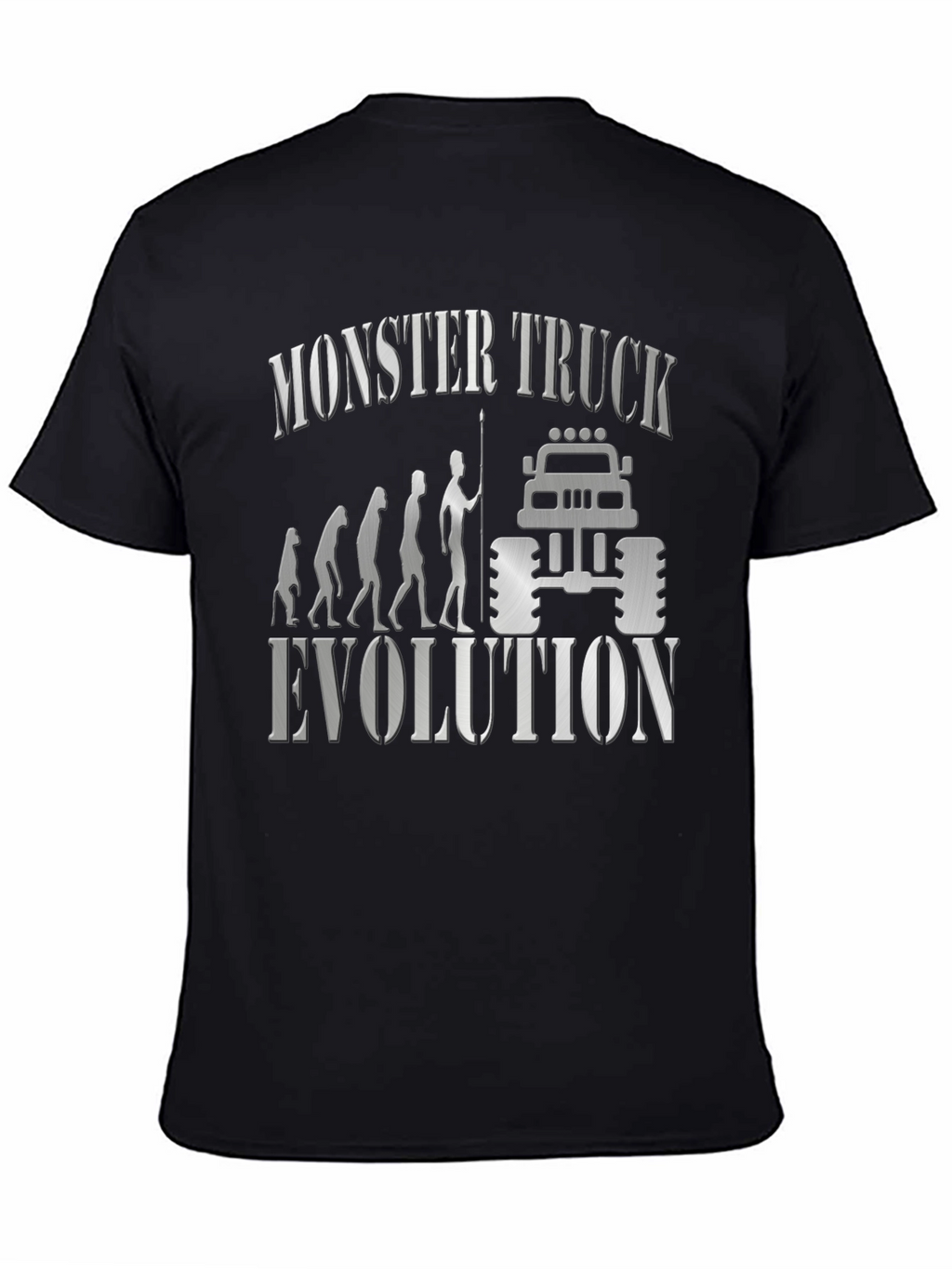 Monster Truck Evolution Graphic T-Shirt