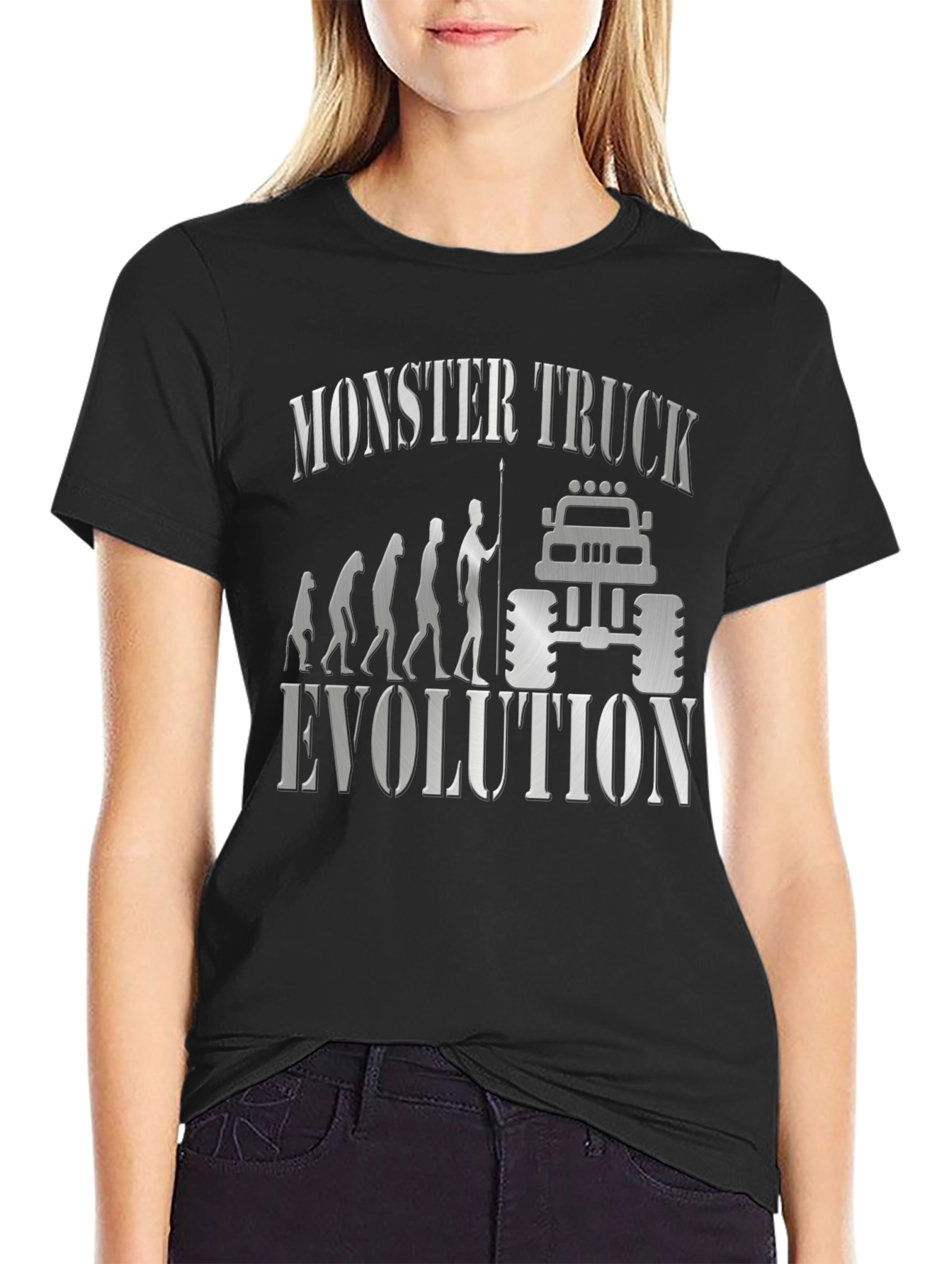 Monster Truck Evolution Graphic T-Shirt