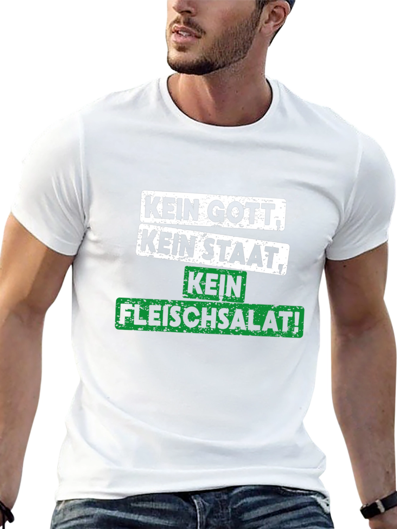 Kein Gott Kein Staat Kein Fleischsalat T-Shirt