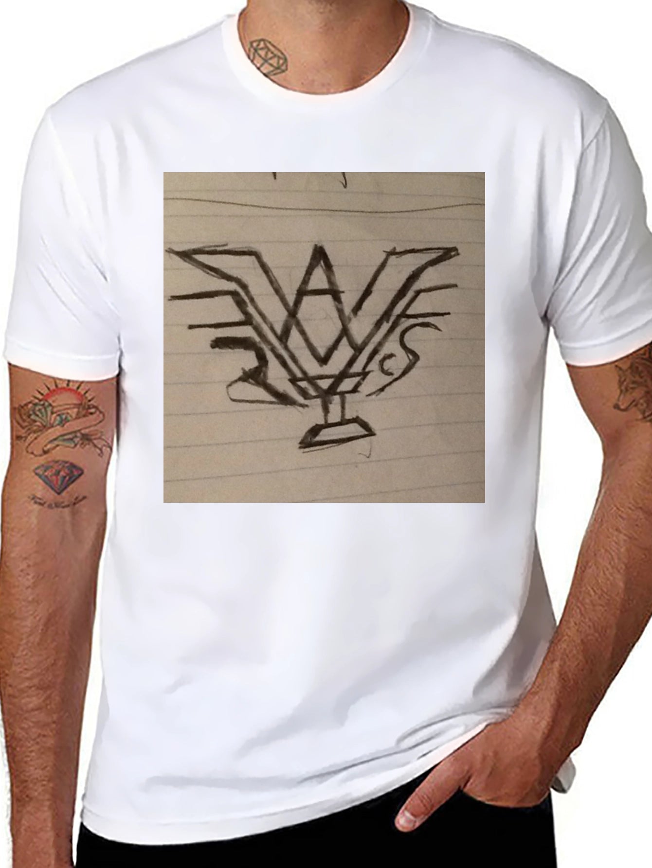 Abstract Graphic Print T-Shirt