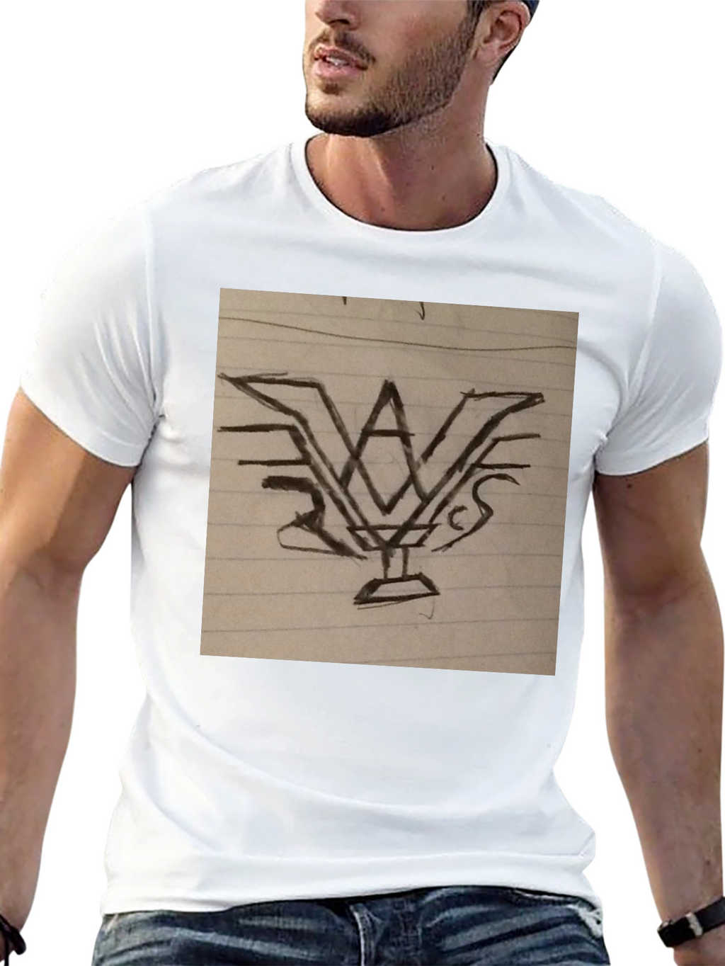 Abstract Graphic Print T-Shirt