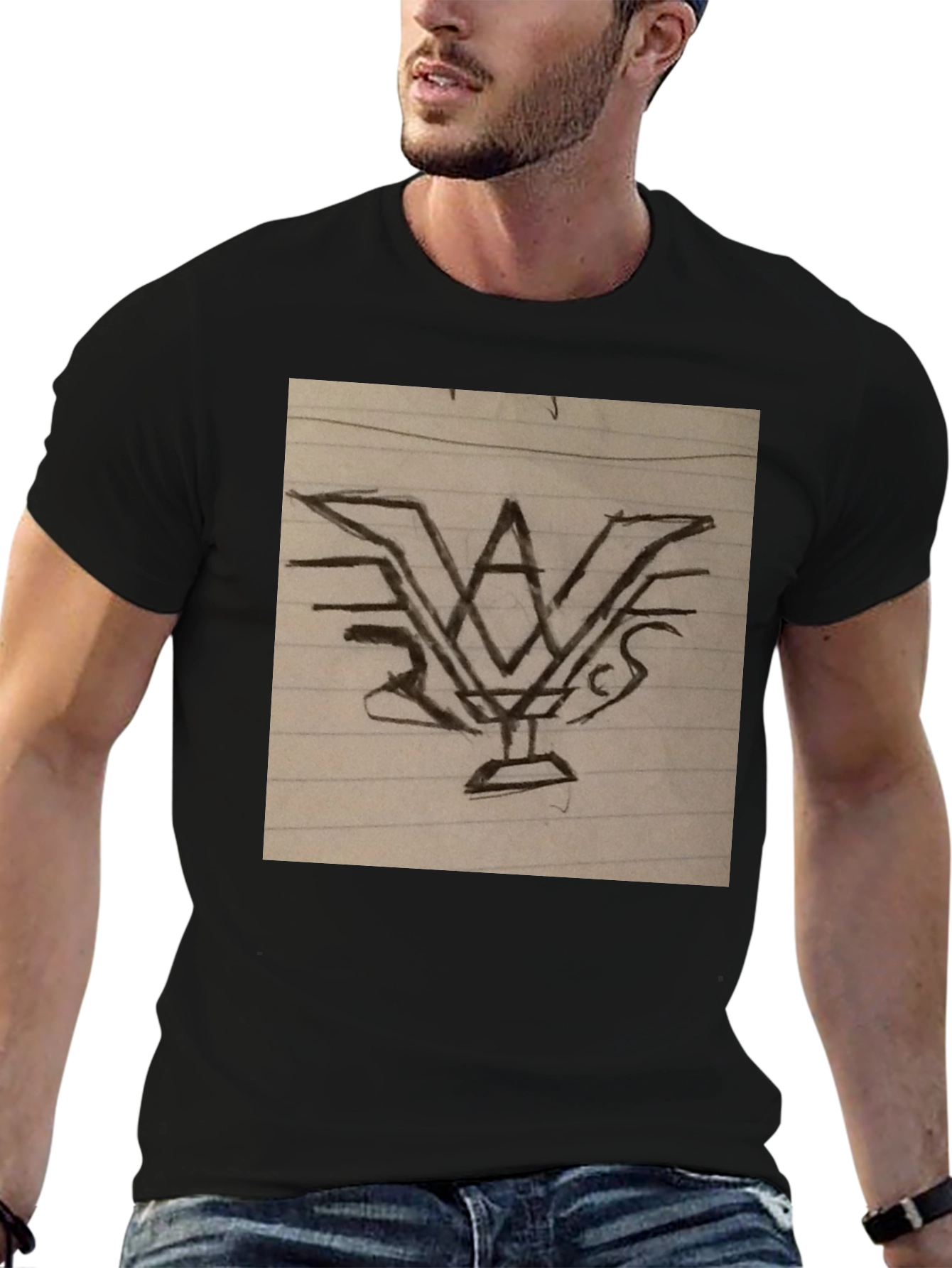 Abstract Graphic Print T-Shirt