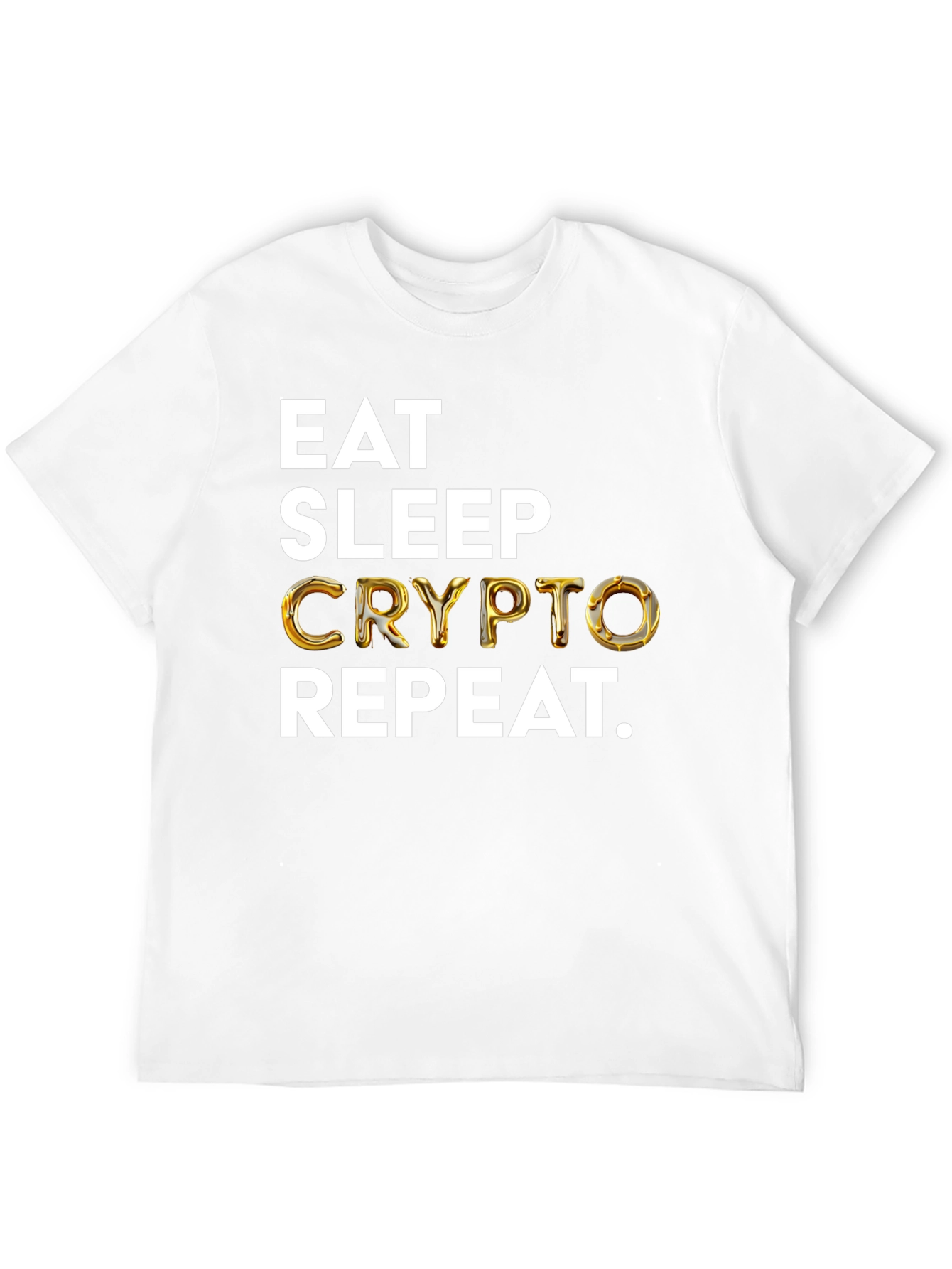 Eat Sleep Crypto Repeat Black T-Shirt