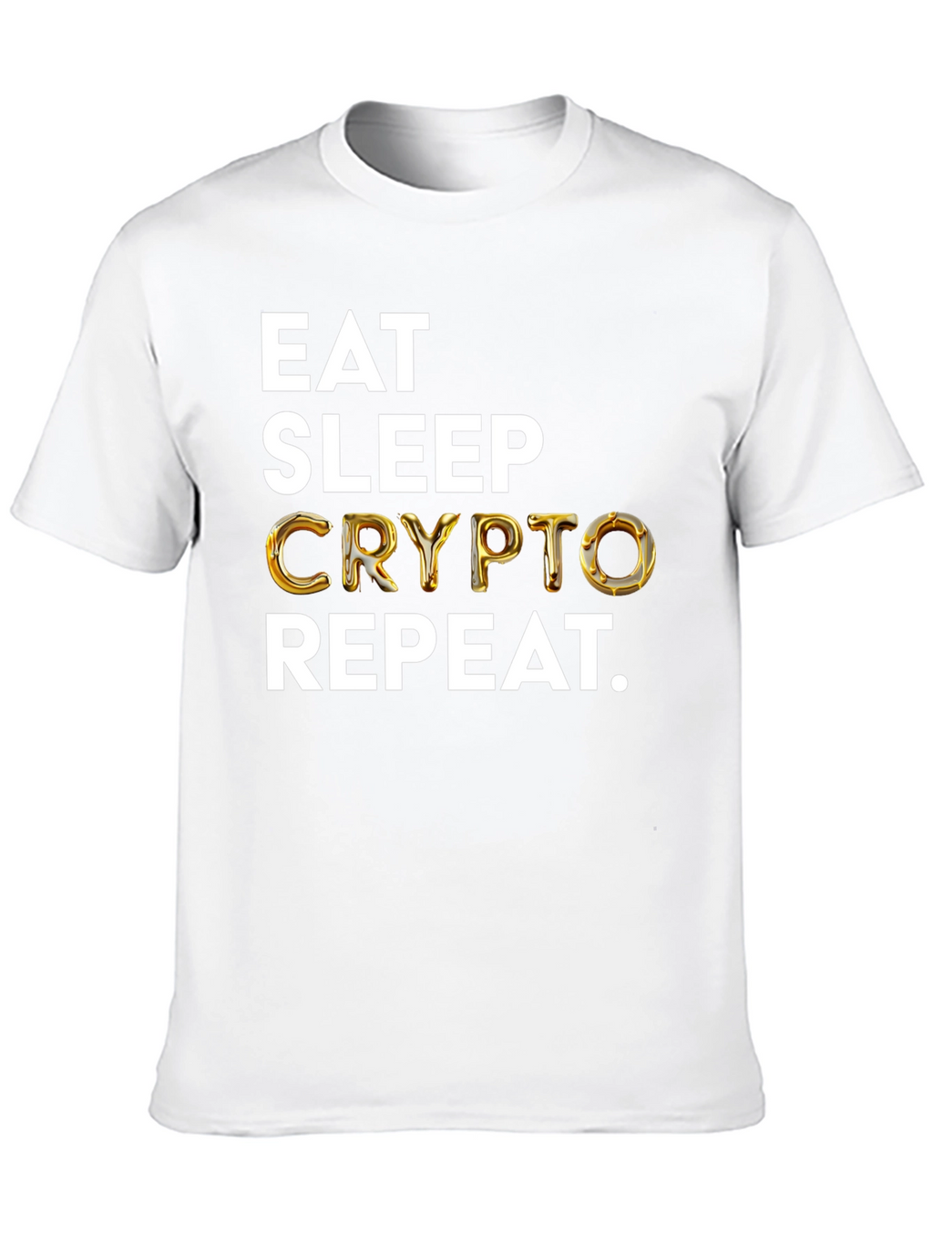 Eat Sleep Crypto Repeat Black T-Shirt