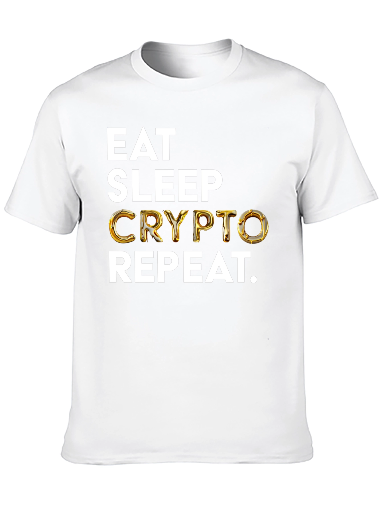 Eat Sleep Crypto Repeat Black T-Shirt