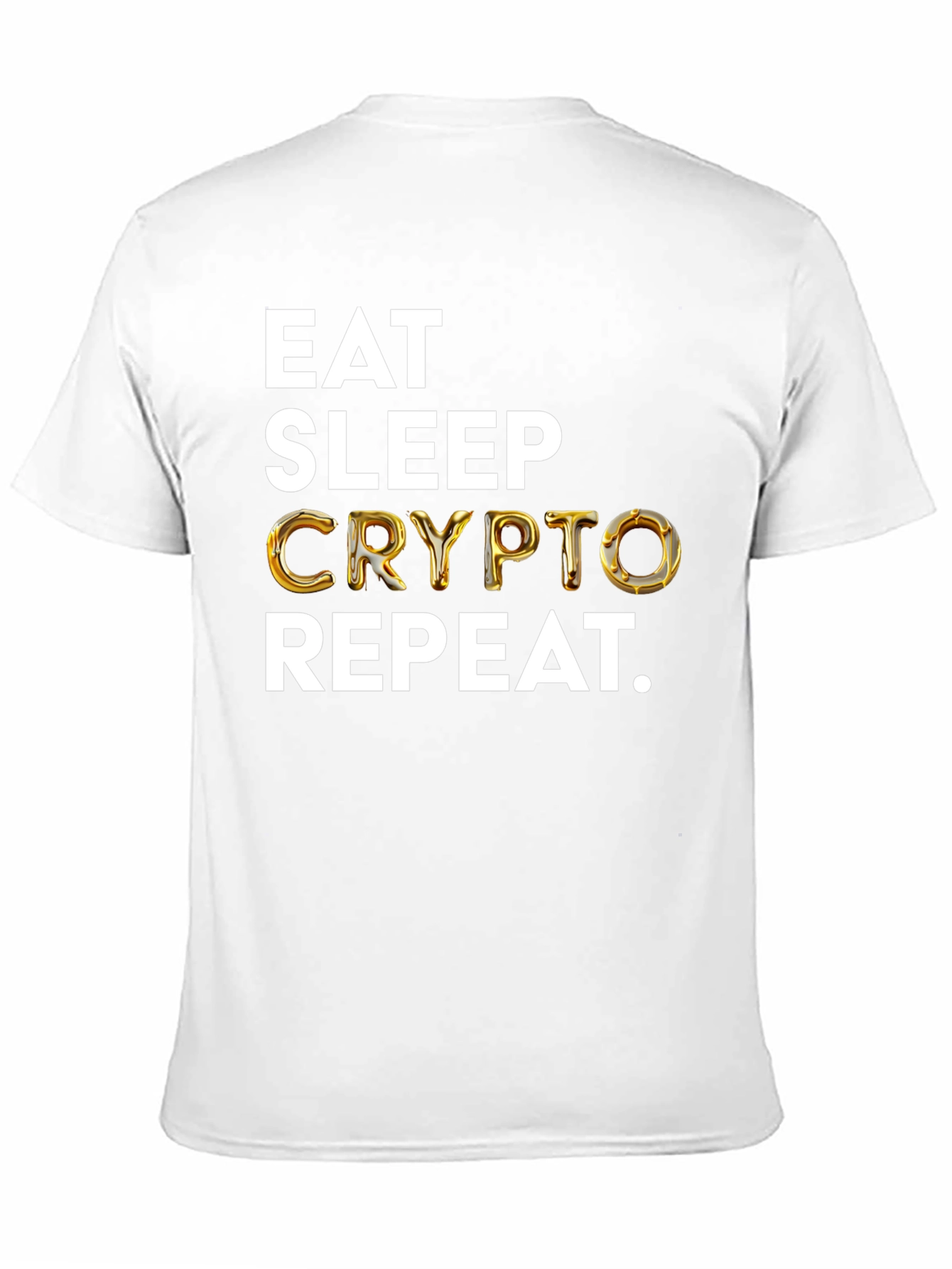 Eat Sleep Crypto Repeat Black T-Shirt