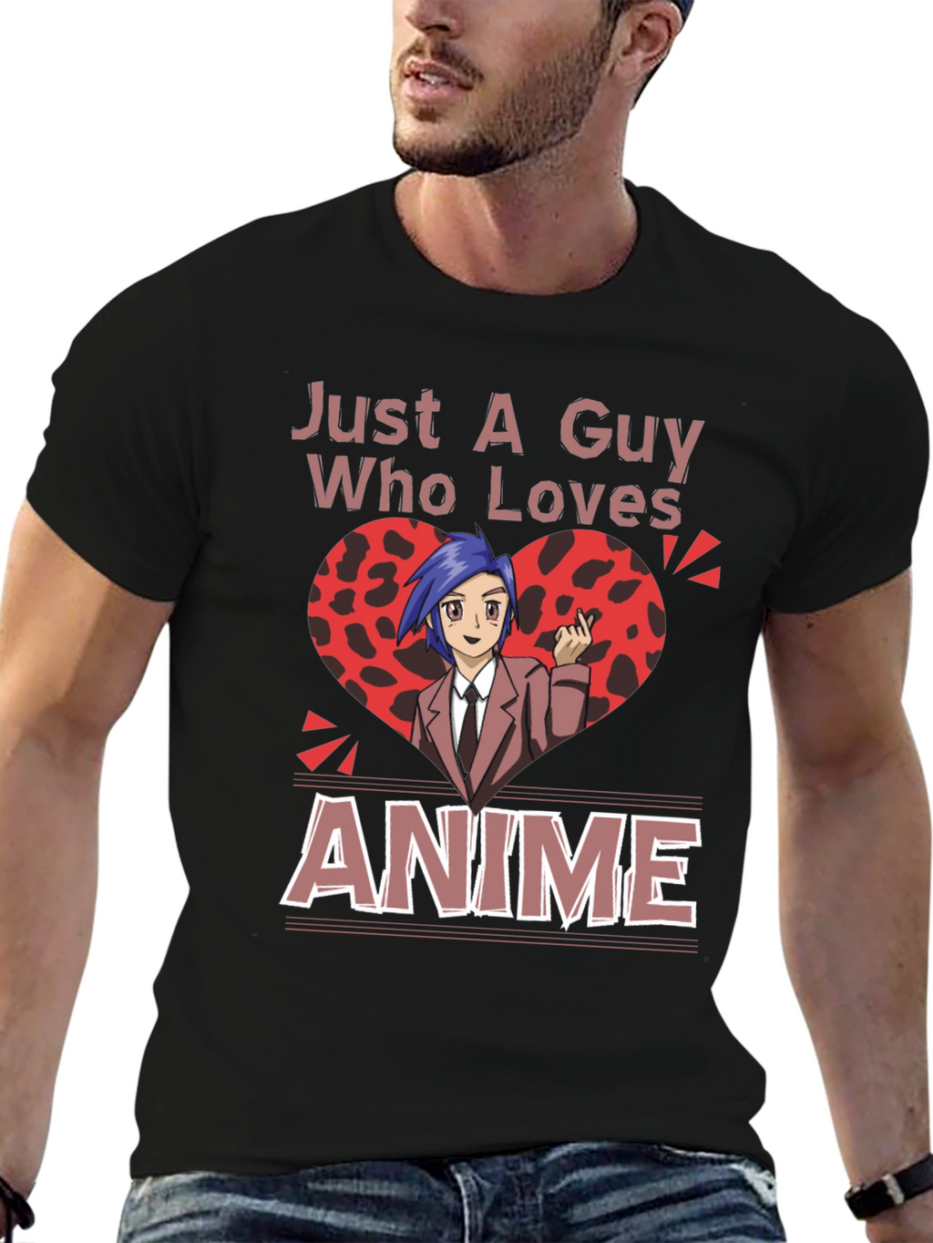 Just A Guy Who Loves Anime T-Shirt