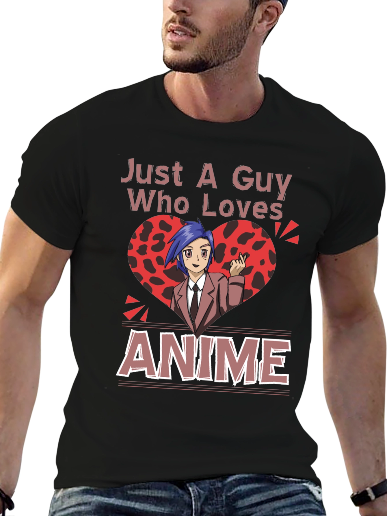 Just A Guy Who Loves Anime T-Shirt