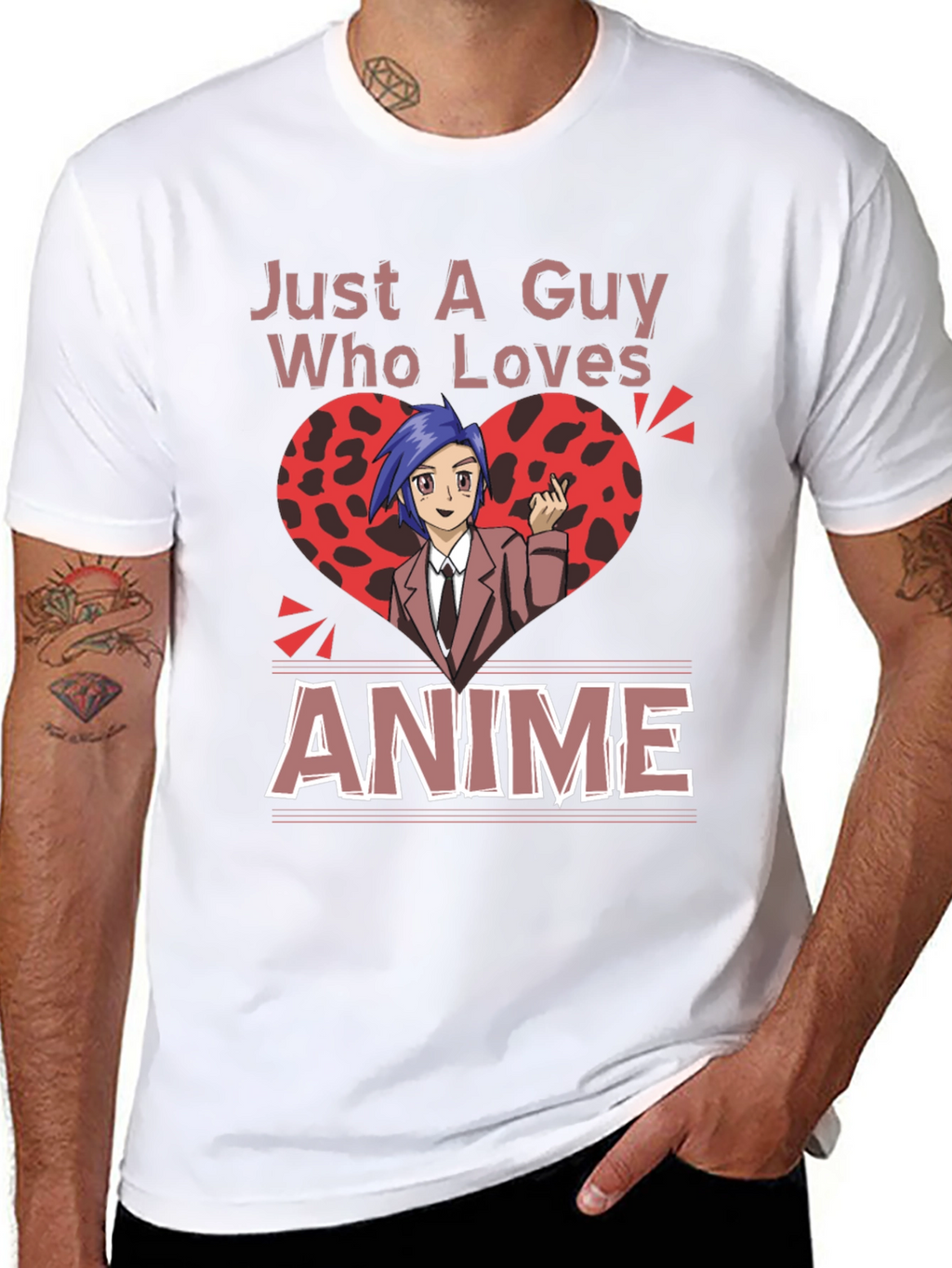 Just A Guy Who Loves Anime T-Shirt