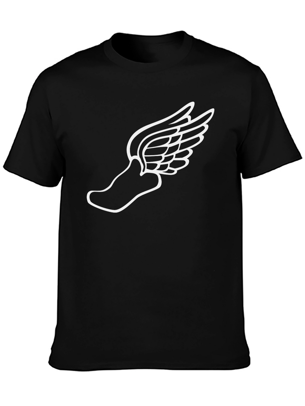Winged Shoe Black T-Shirt