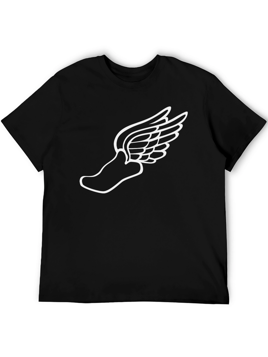 Winged Shoe Black T-Shirt