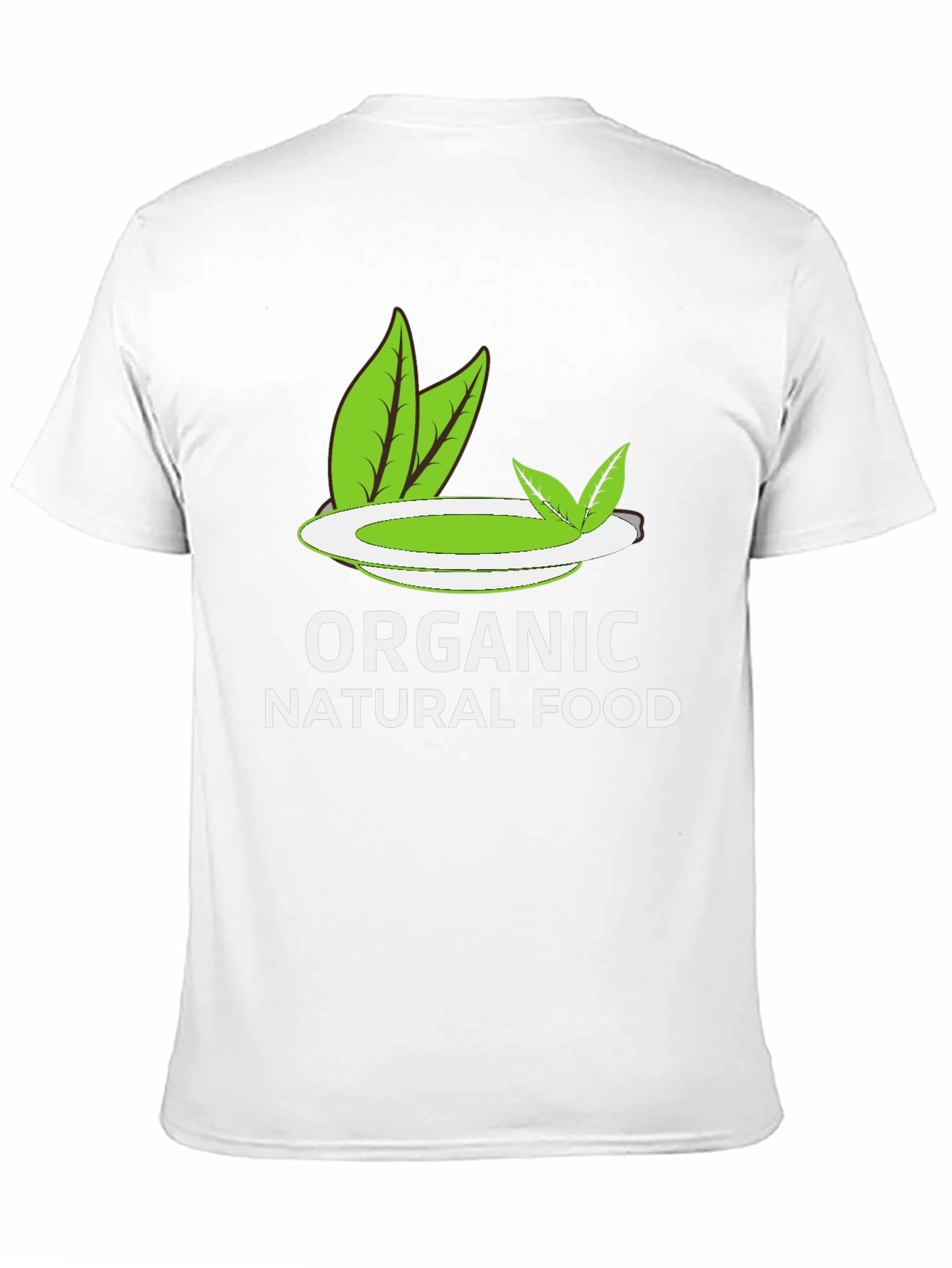 Organic Natural Food Graphic T-Shirt - Eco-Friendly