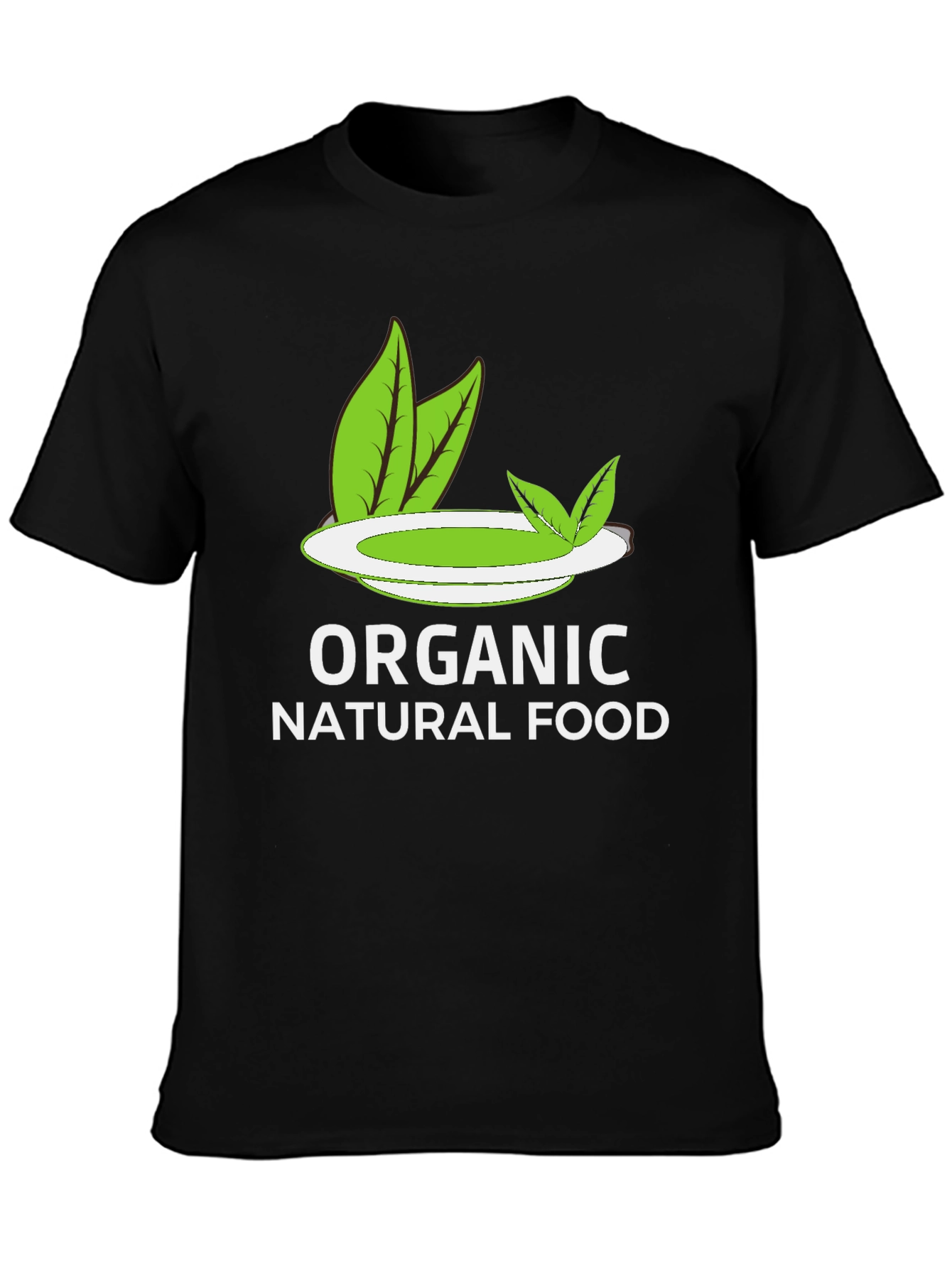 Organic Natural Food Graphic T-Shirt - Eco-Friendly
