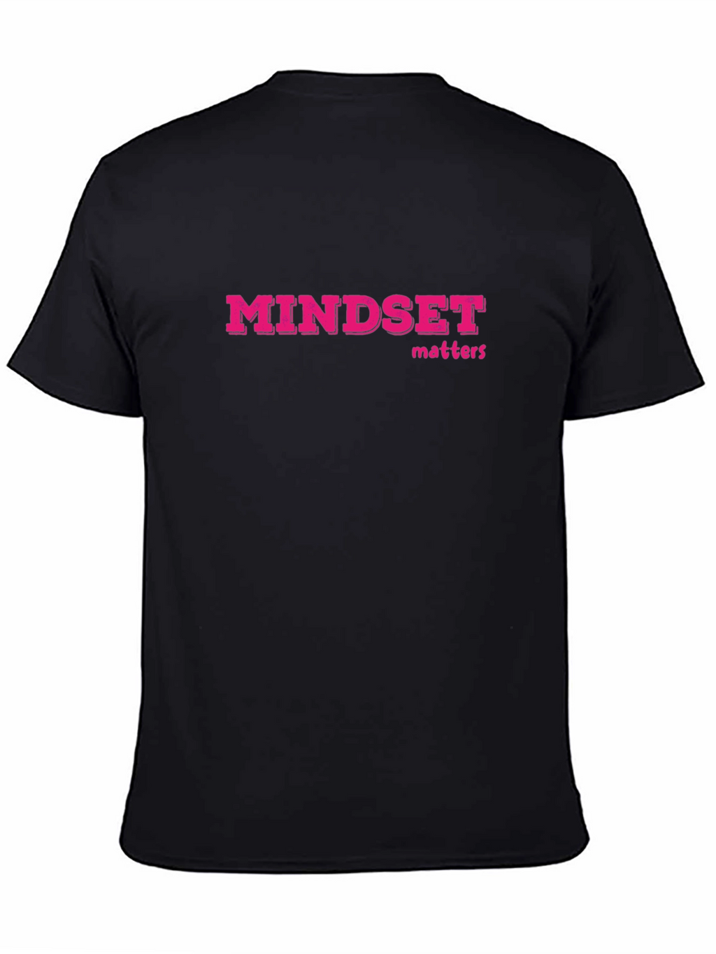 Mindset Matters Black T-Shirt Motivational