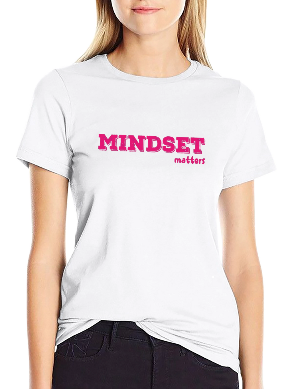 Mindset Matters Black T-Shirt Motivational