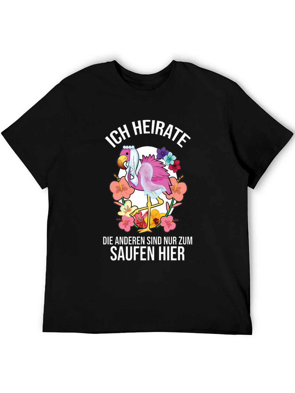 Funny Flamingo Wedding T-Shirt - Im Getting Married