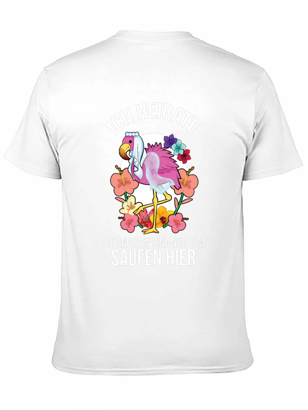 Funny Flamingo Wedding T-Shirt - Im Getting Married
