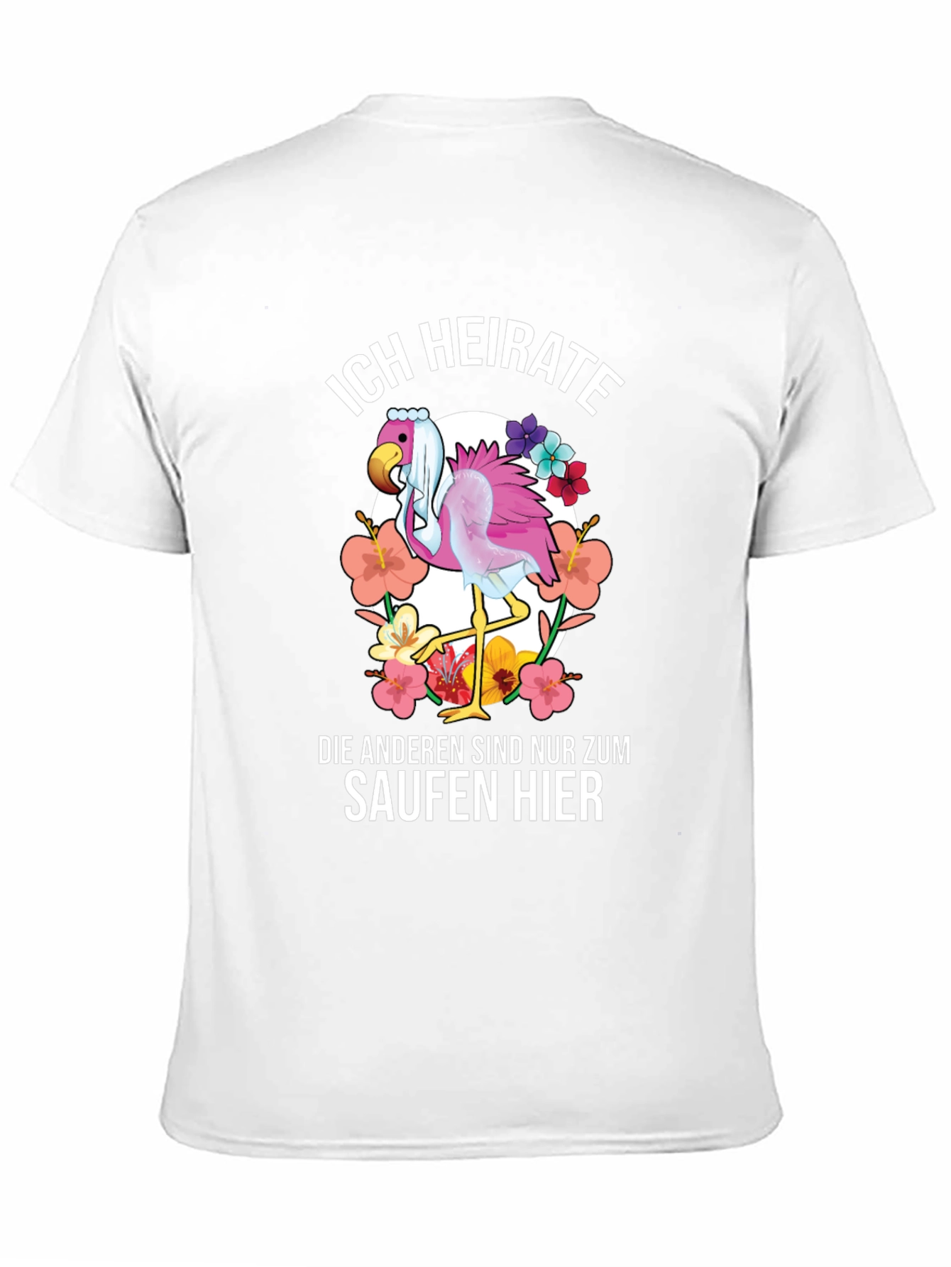 Funny Flamingo Wedding T-Shirt - Im Getting Married