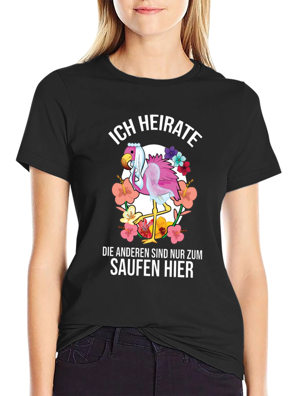 Funny Flamingo Wedding T-Shirt - Im Getting Married