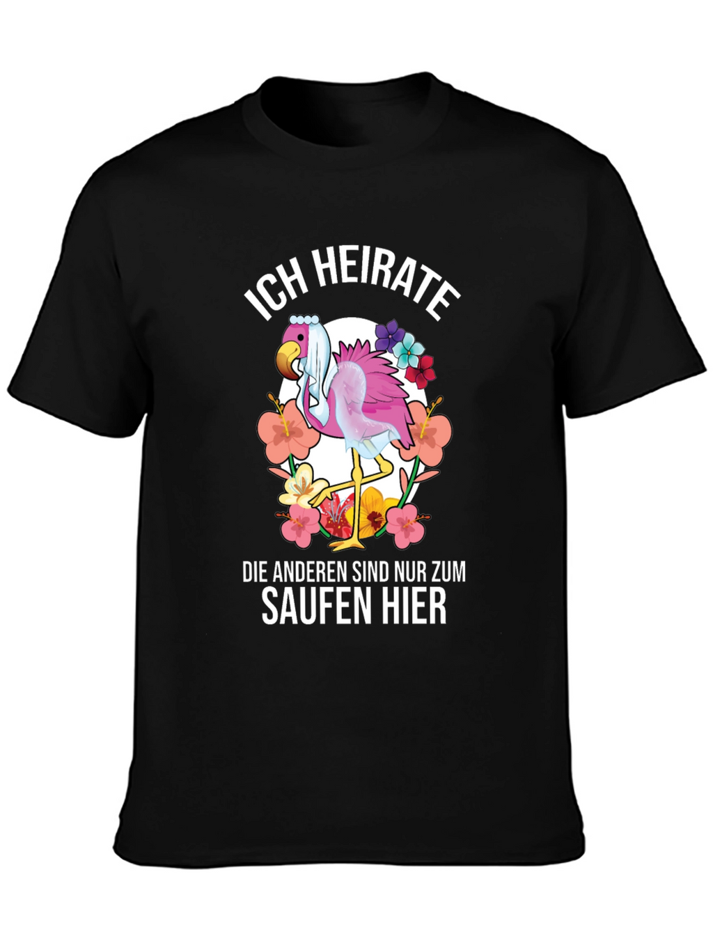 Funny Flamingo Wedding T-Shirt - Im Getting Married