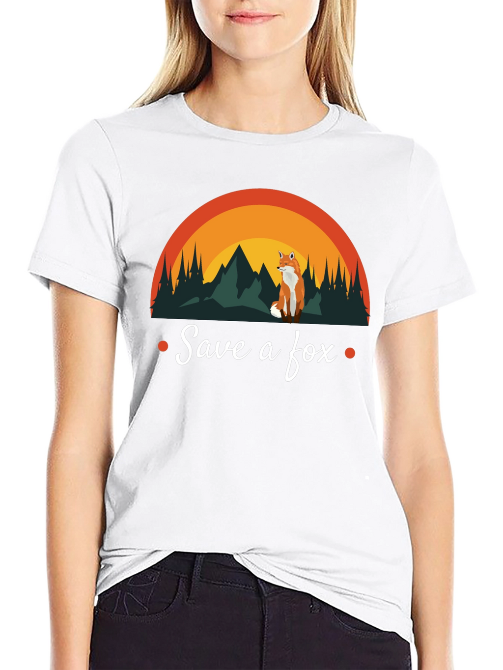 Save a Fox T-Shirt - Nature Design Conservation Tee