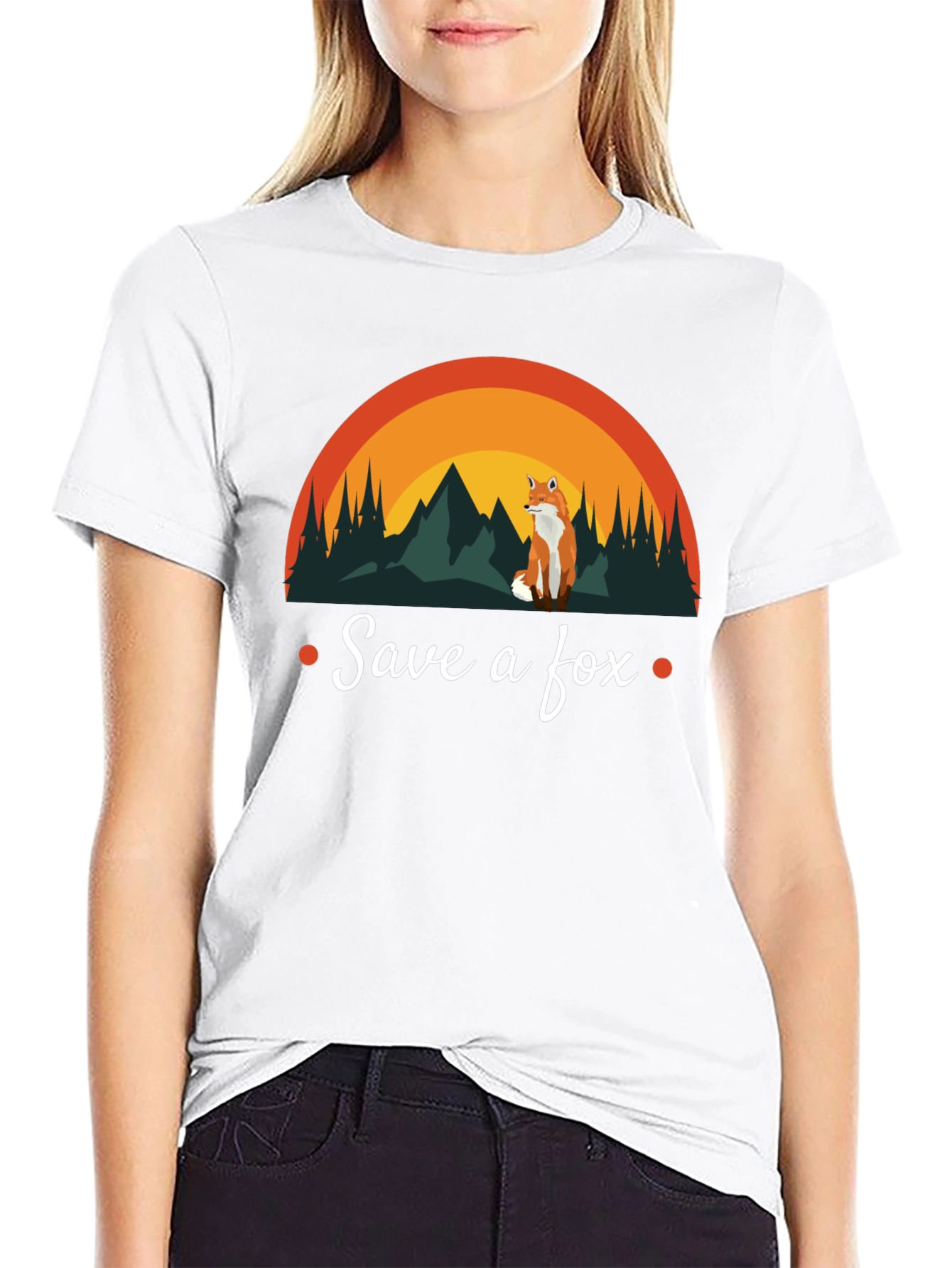 Save a Fox T-Shirt - Nature Design Conservation Tee