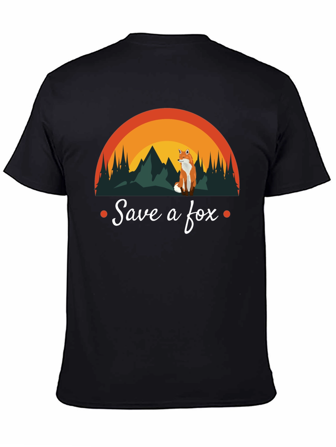 Save a Fox T-Shirt - Nature Design Conservation Tee