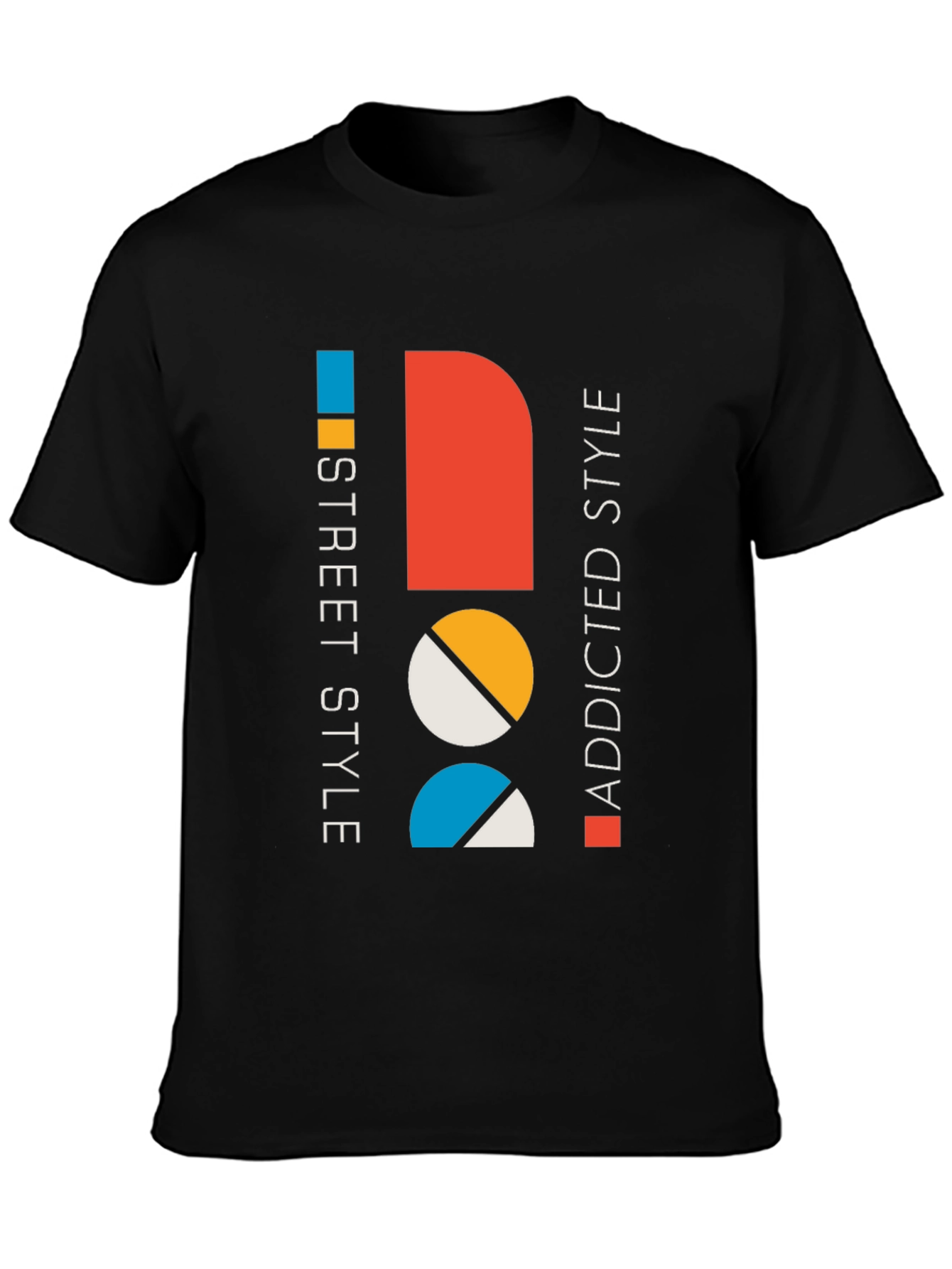 Modern Graphic Tee: Street Style Addicted Cotton Shirt