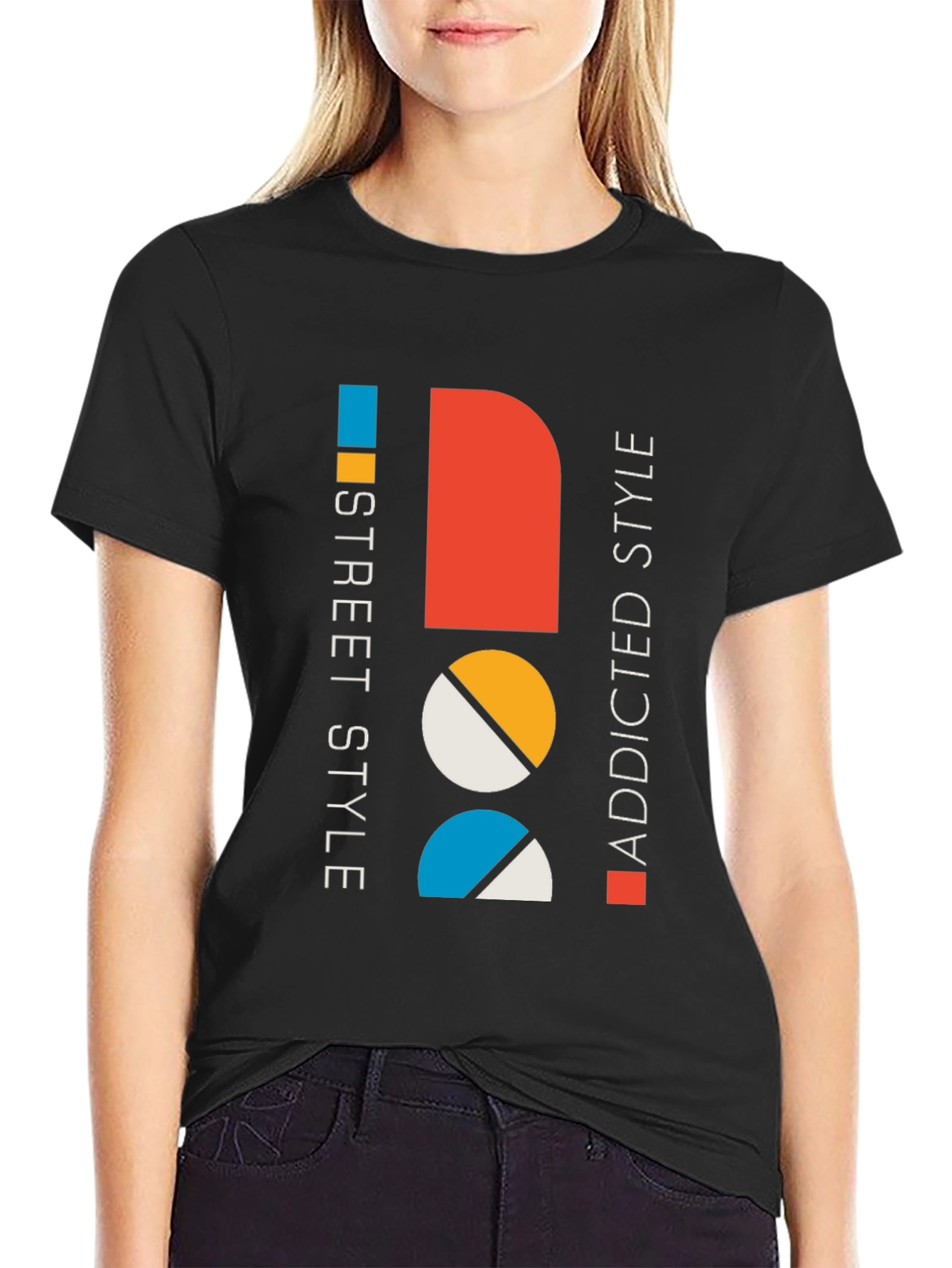 Modern Graphic Tee: Street Style Addicted Cotton Shirt