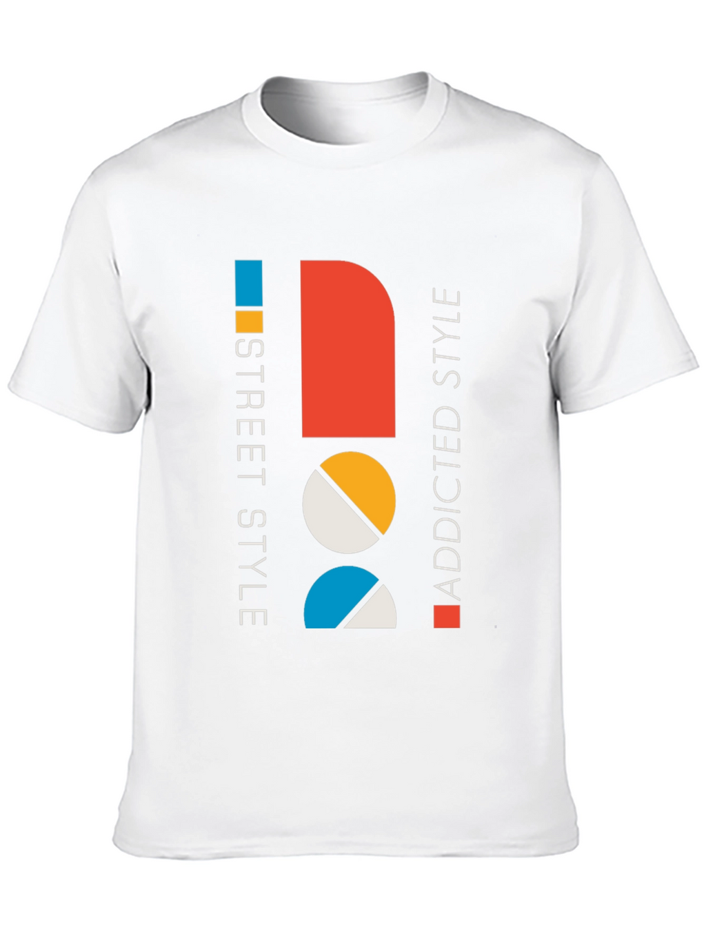 Modern Graphic Tee: Street Style Addicted Cotton Shirt