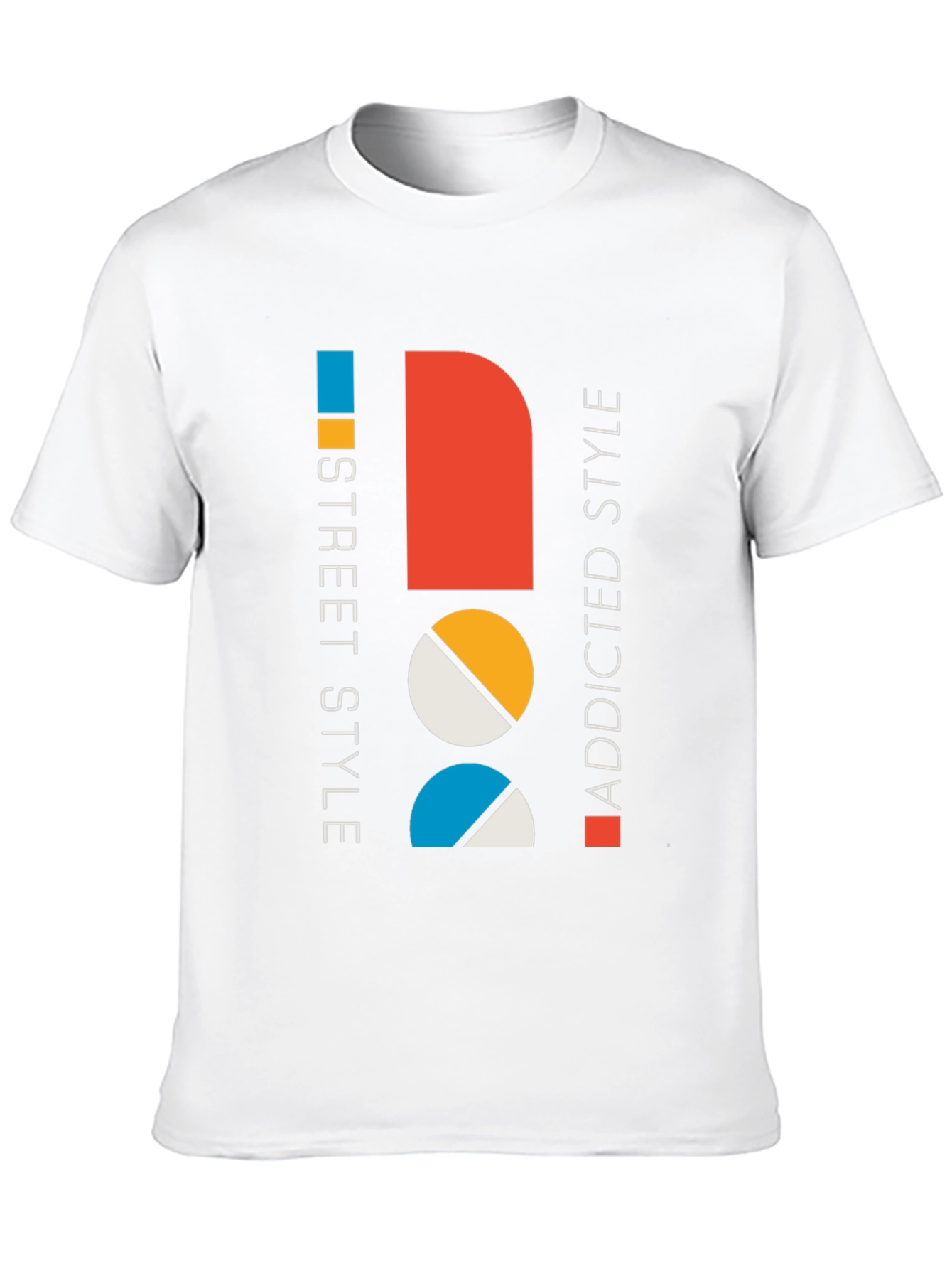 Modern Graphic Tee: Street Style Addicted Cotton Shirt