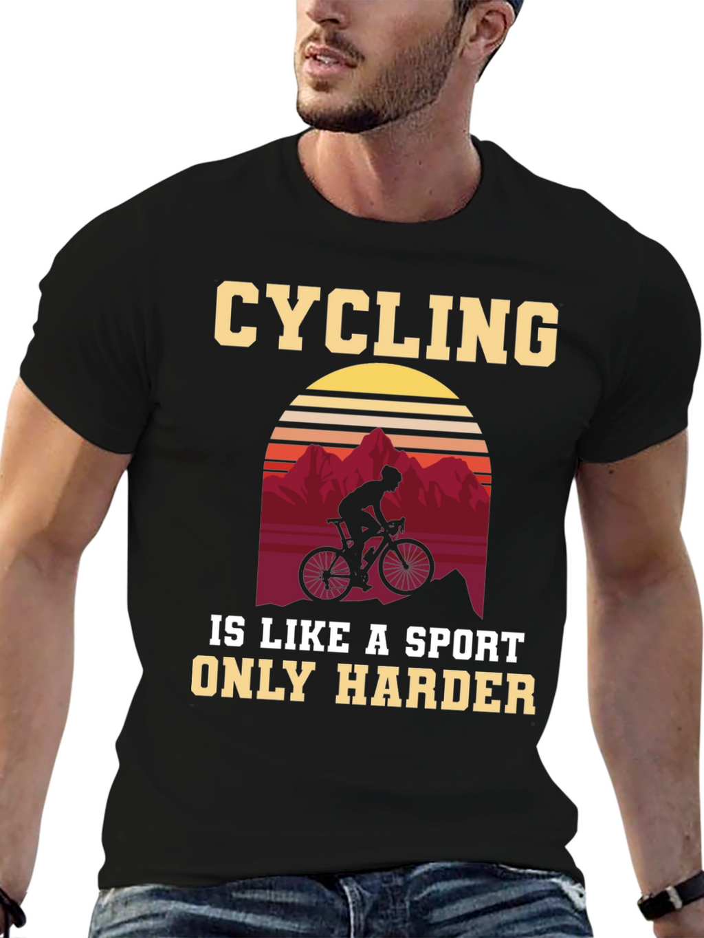Cycling Is a Sport Only Harder T-Shirt