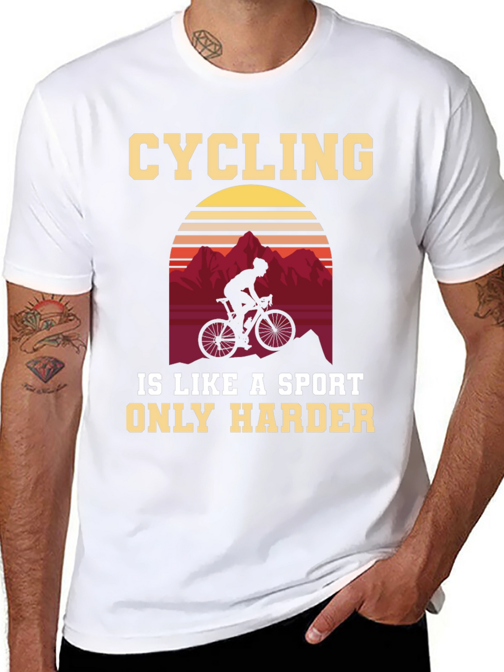 Cycling Is a Sport Only Harder T-Shirt