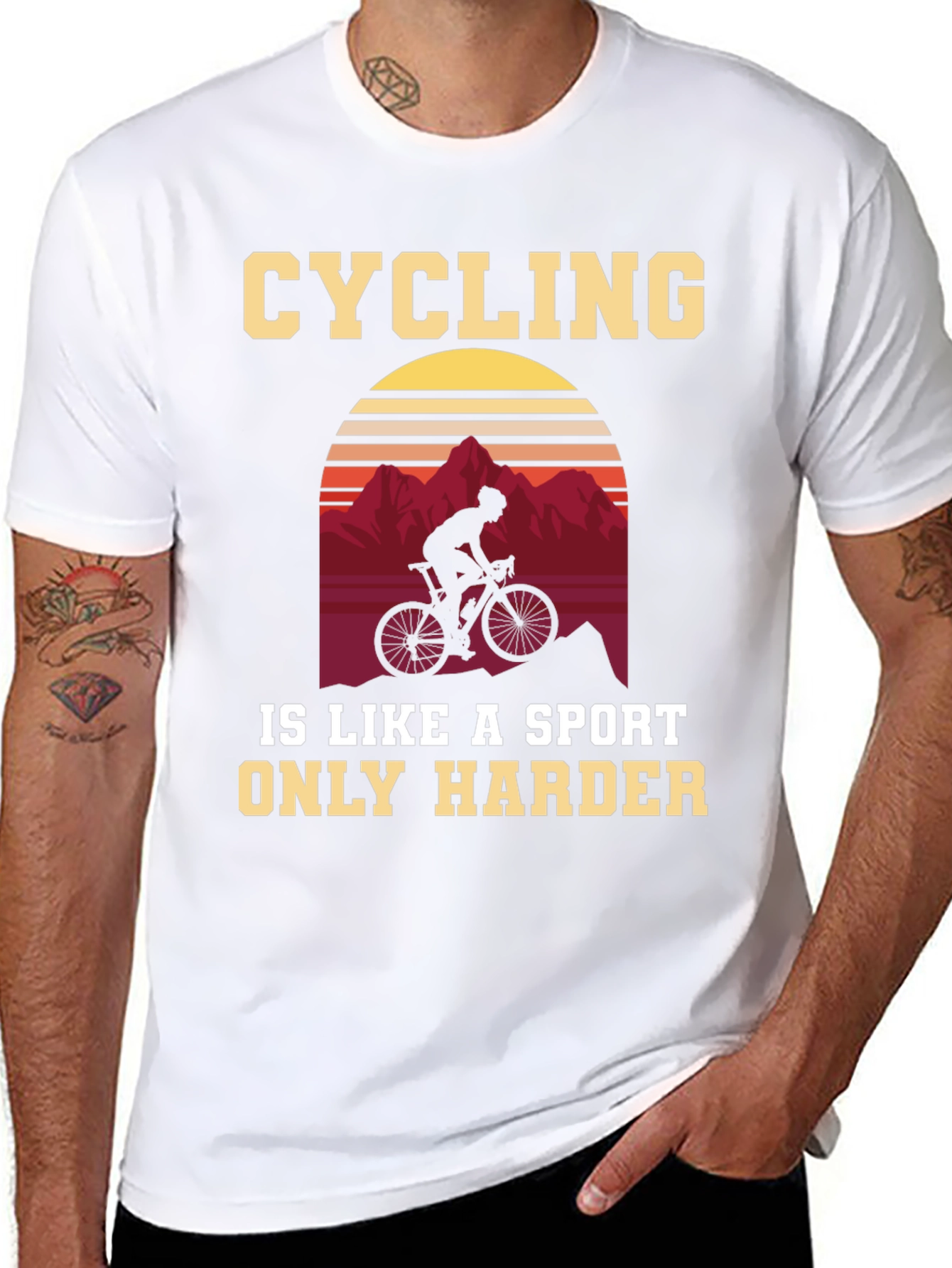 Cycling Is a Sport Only Harder T-Shirt