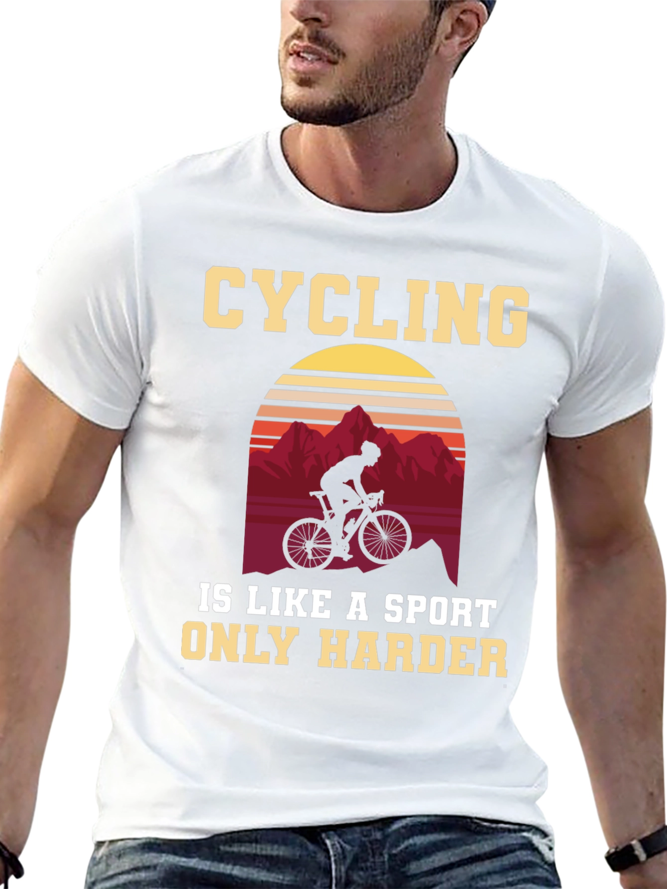 Cycling Is a Sport Only Harder T-Shirt