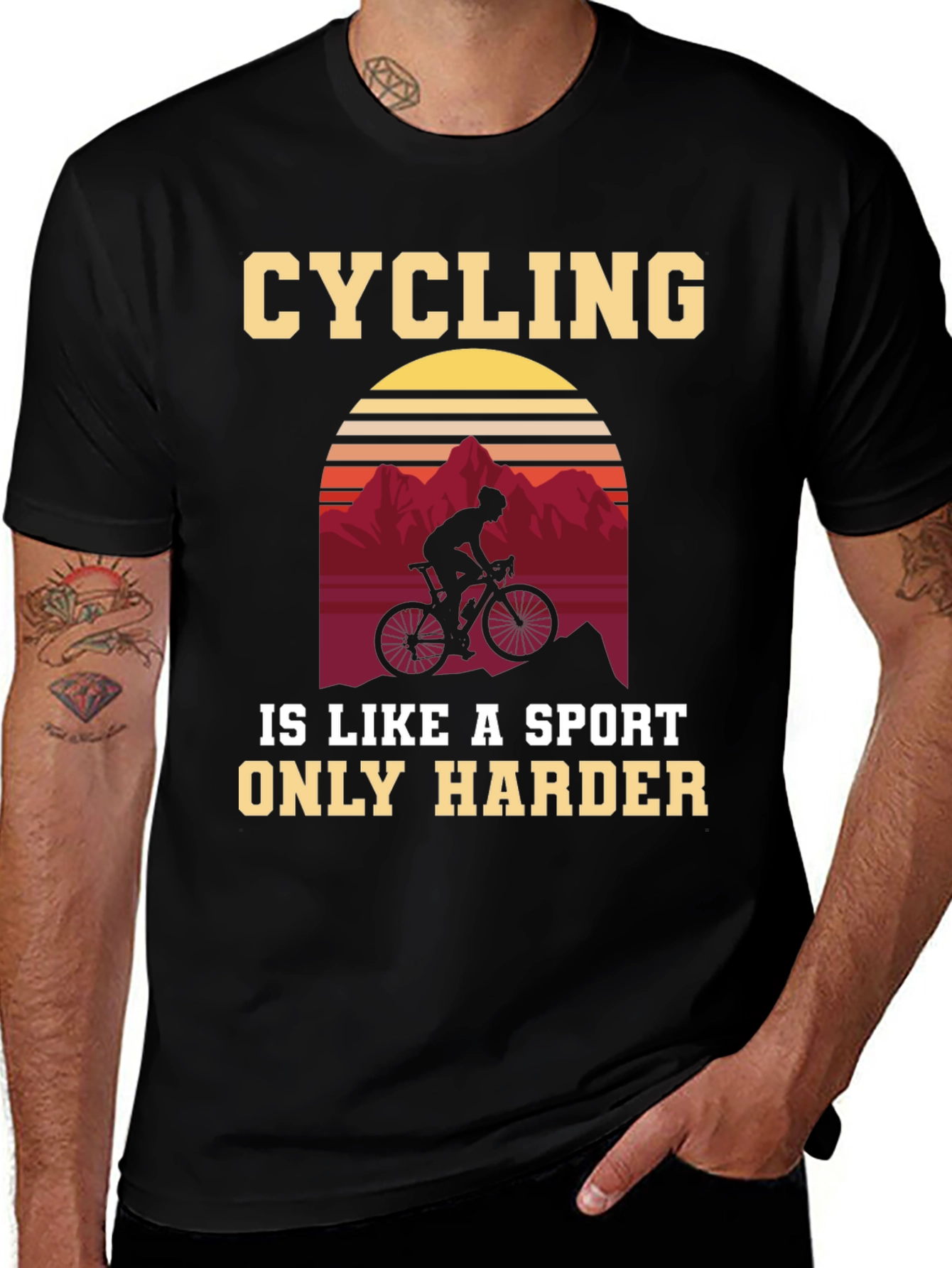 Cycling Is a Sport Only Harder T-Shirt